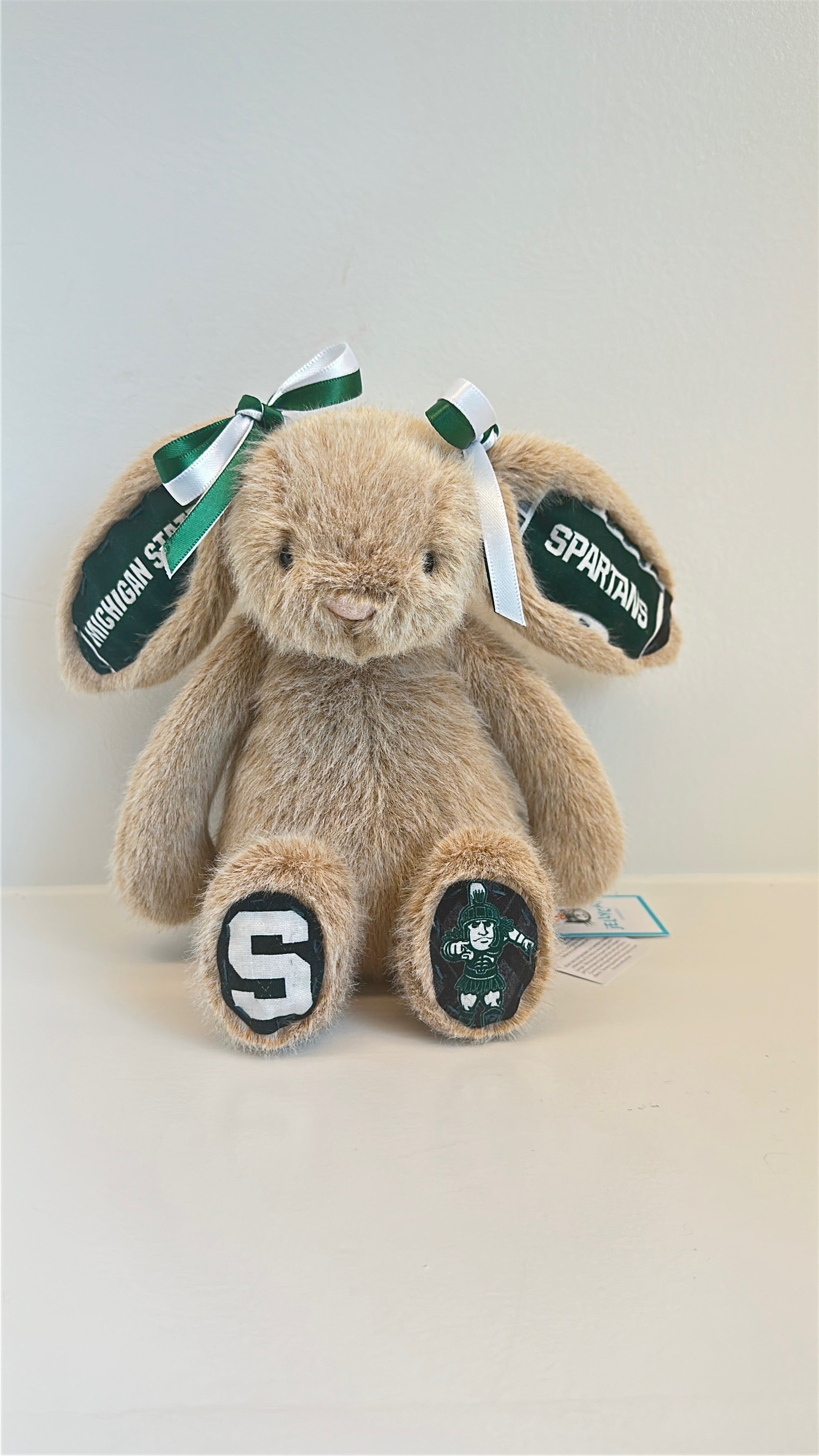 Michigan State University Custom College Jellycat Bashful Bunny