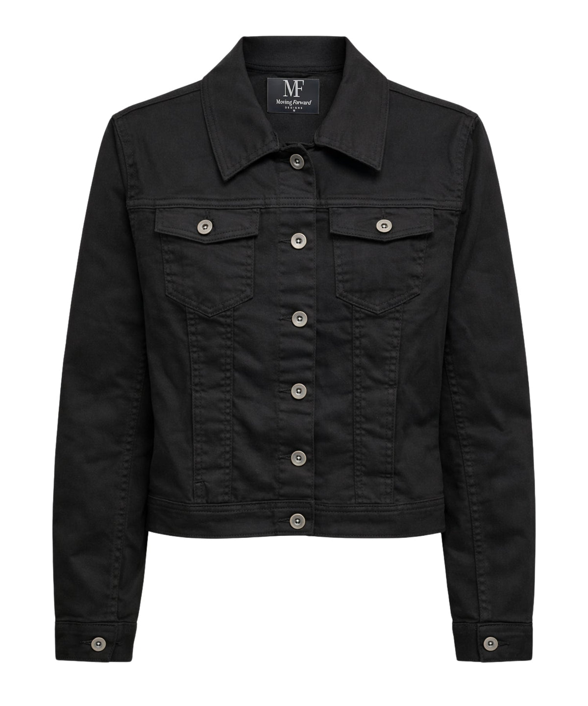 Purdue University Motion P Black Denim Jacket