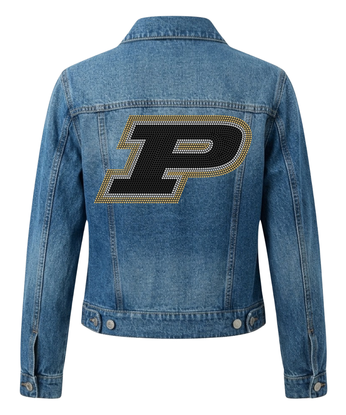 Purdue University P Blue Denim Jacket