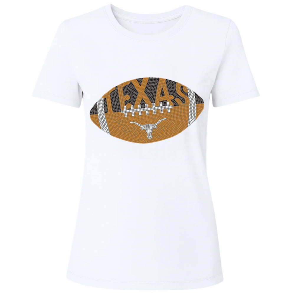 University of Texas-Austin Football White Short Sleeve T-Shirt
