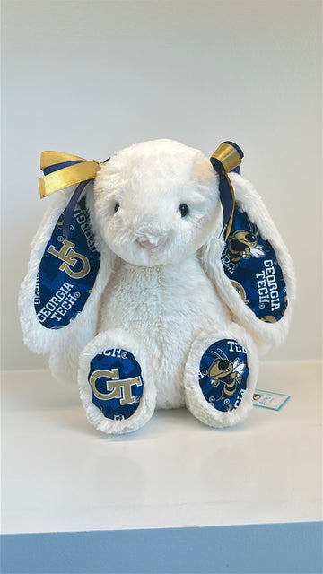Georgia Institute of Technology (Georgia Tech) College Jellycat Bunny