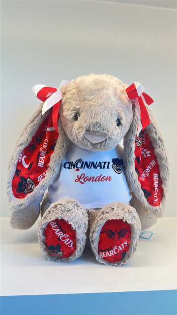 University of Cincinnati College Jellycat Bunny