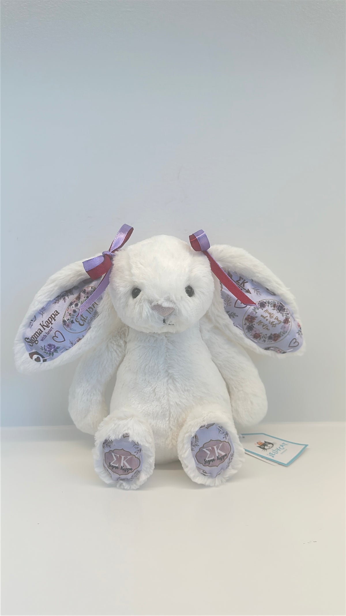 Sigma Kappa Fully Custom Jellycat Bunny