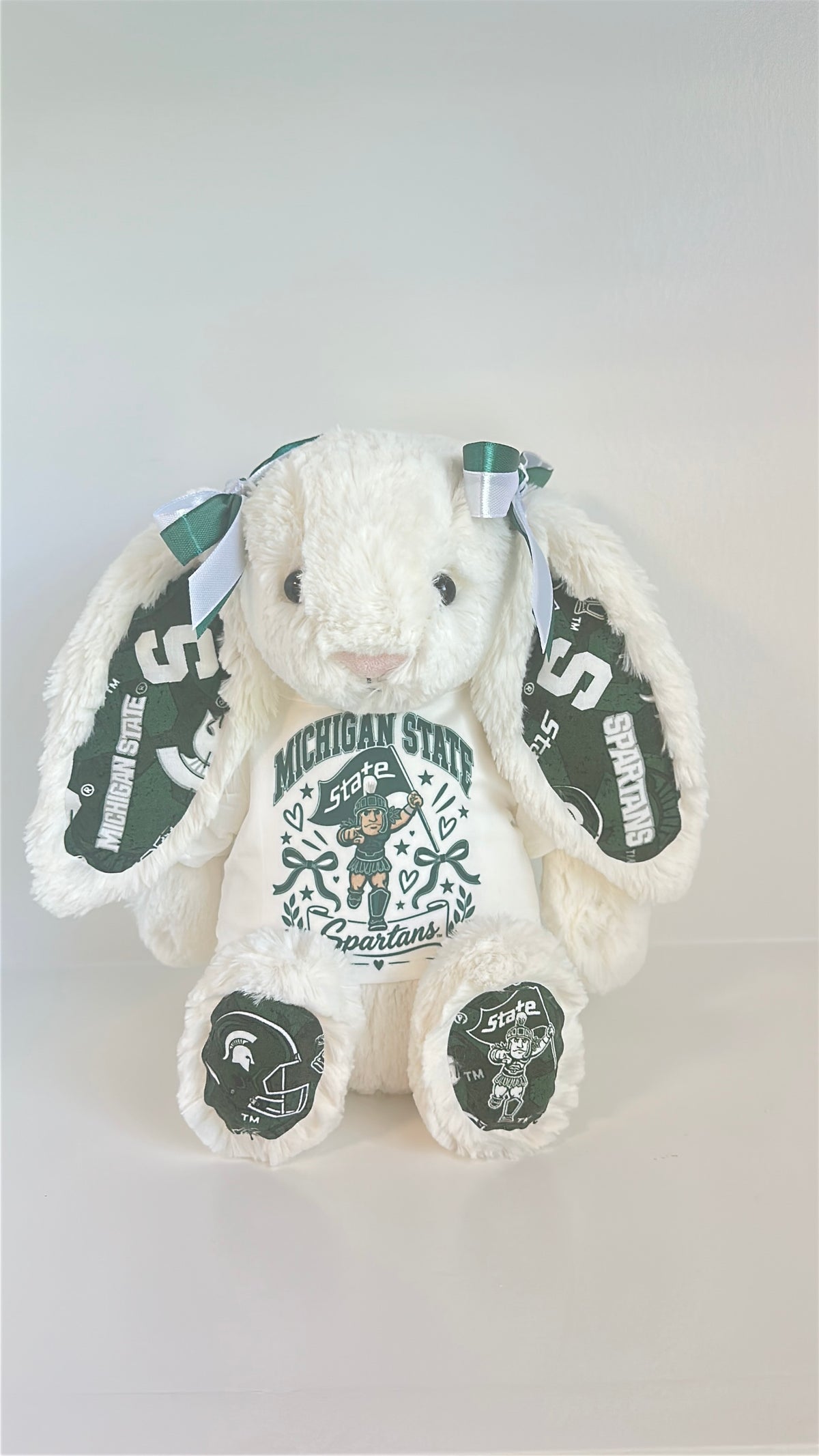 Michigan State University Custom College Jellycat Bashful Bunny