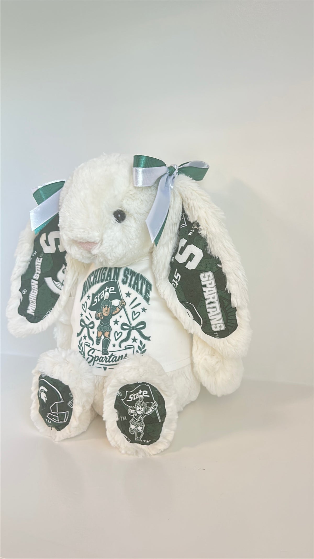 Michigan State University Custom College Jellycat Bashful Bunny