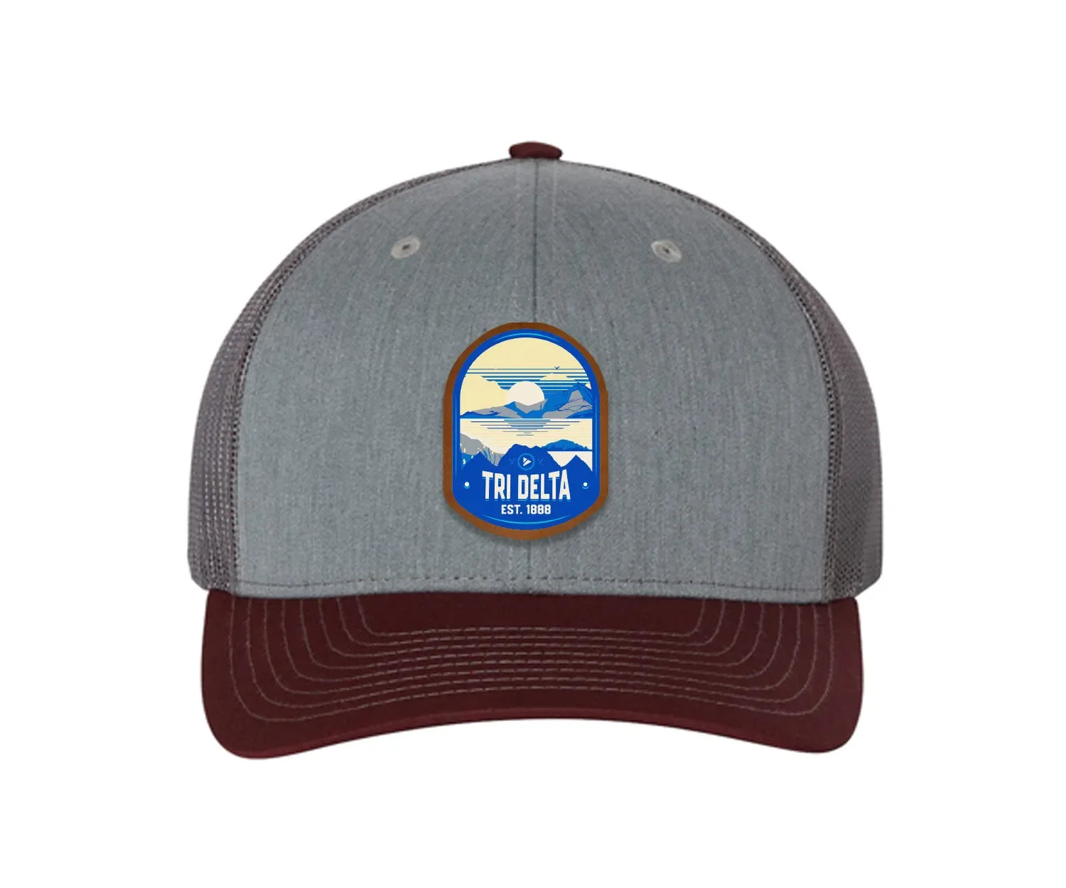 Tri Delta Richardson 112 UV Print Leatherette Patch Trucker Hat - Ventura