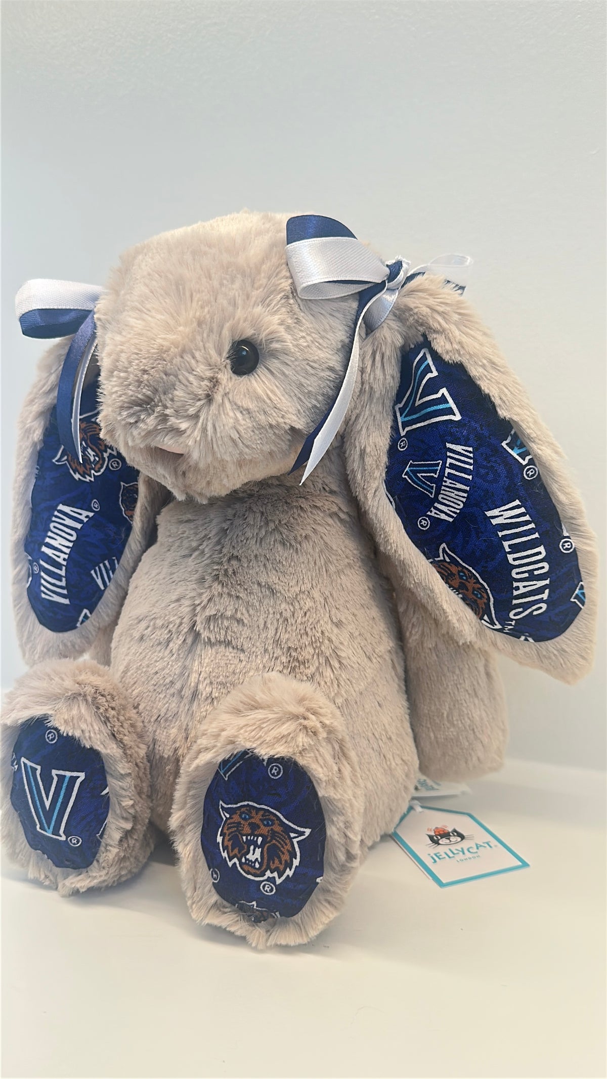 Villanova Custom College Jellycat Bashful Bunny