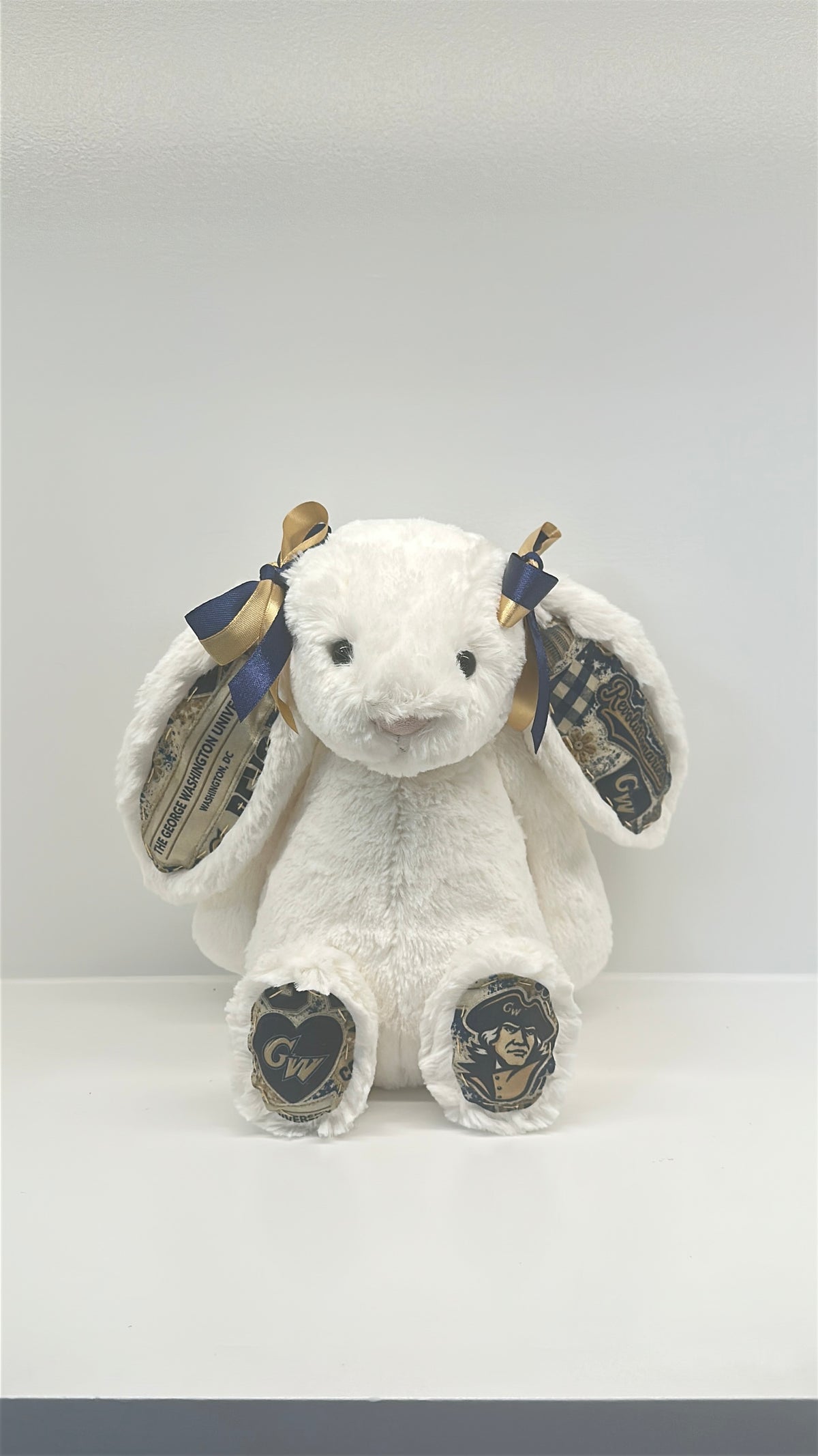 George Washington University (GW) Fully Custom College Jellycat Bunny