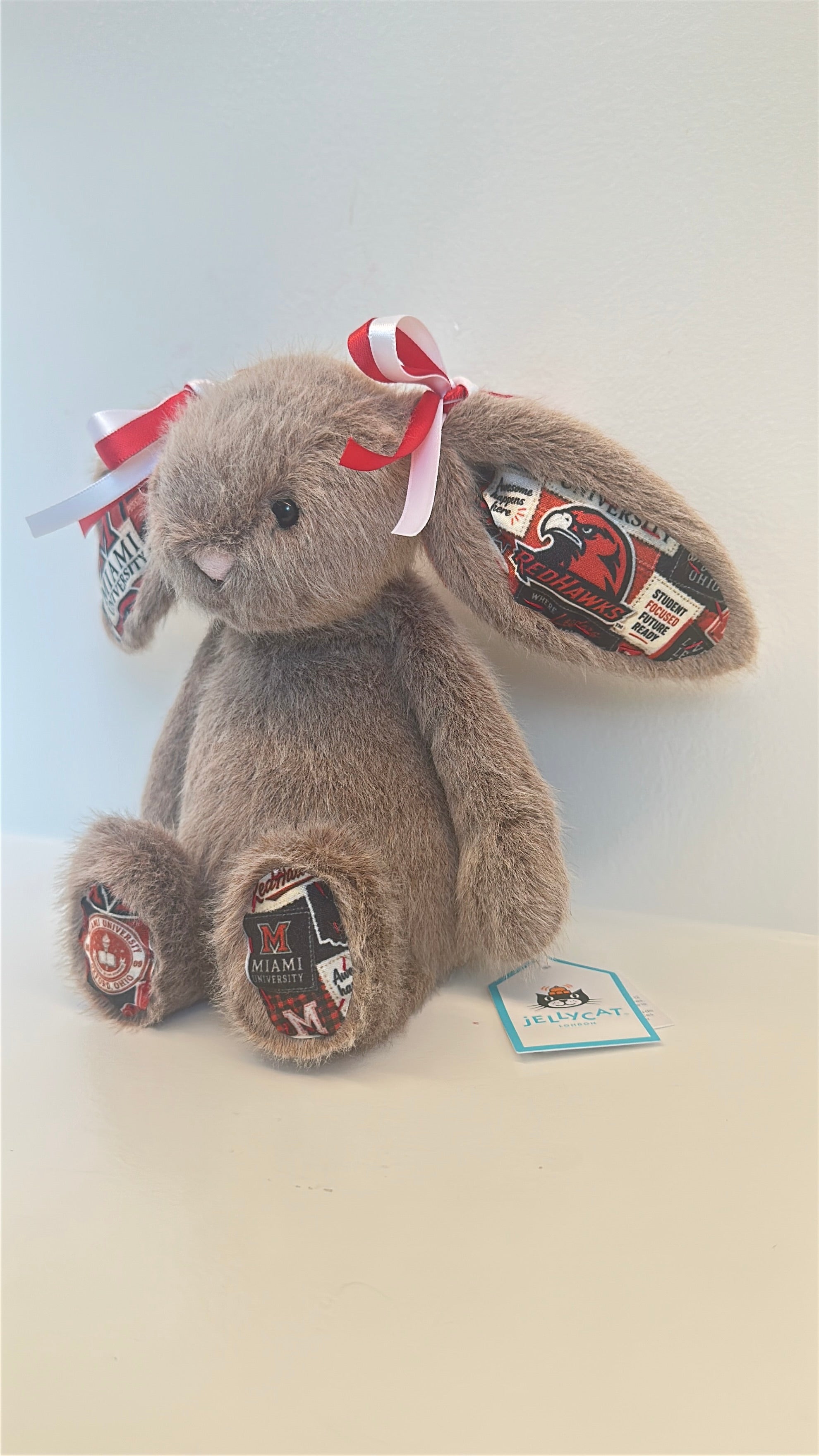 Miami University of Ohio Custom College Jellycat Bunny