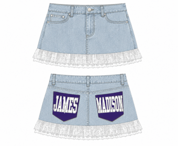 James Madison Lacey Double Pocket Skirt