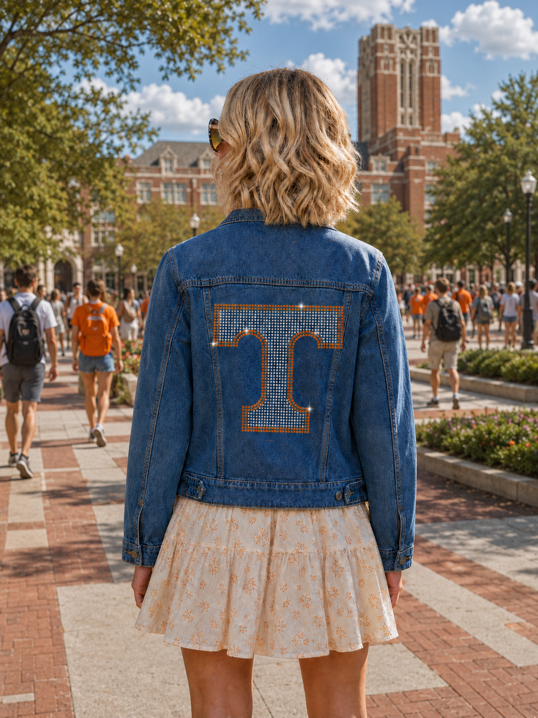 Tennessee Volunteers Large T Blue Denim Jacket