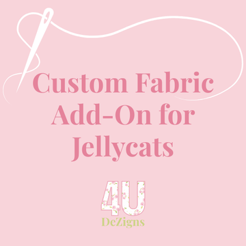 Custom College Fabric Upgrade Jellycat Add-On