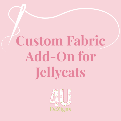 Custom College Fabric Upgrade Jellycat Add-On