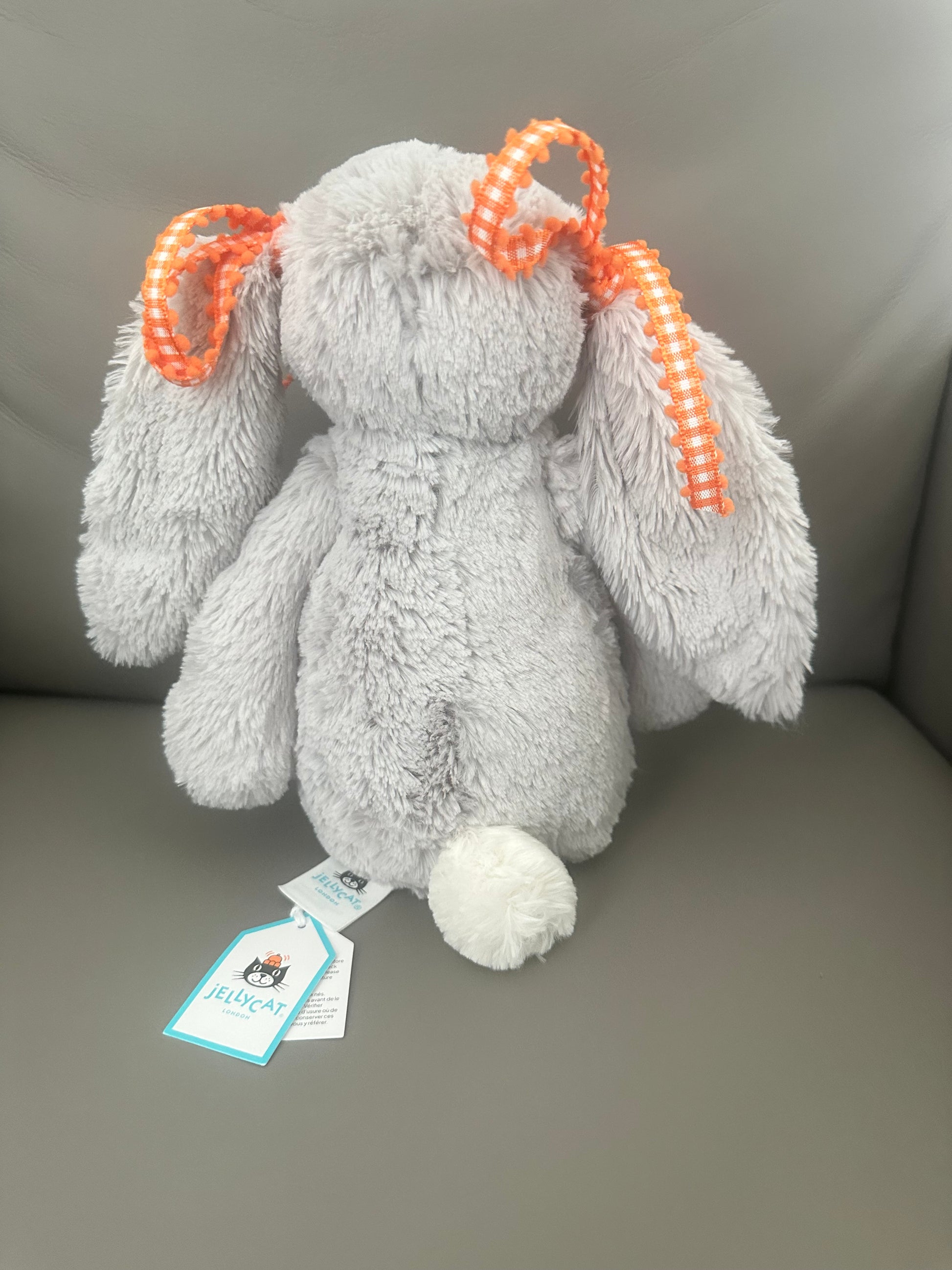 Gray Custom Clemson JellyCat Back