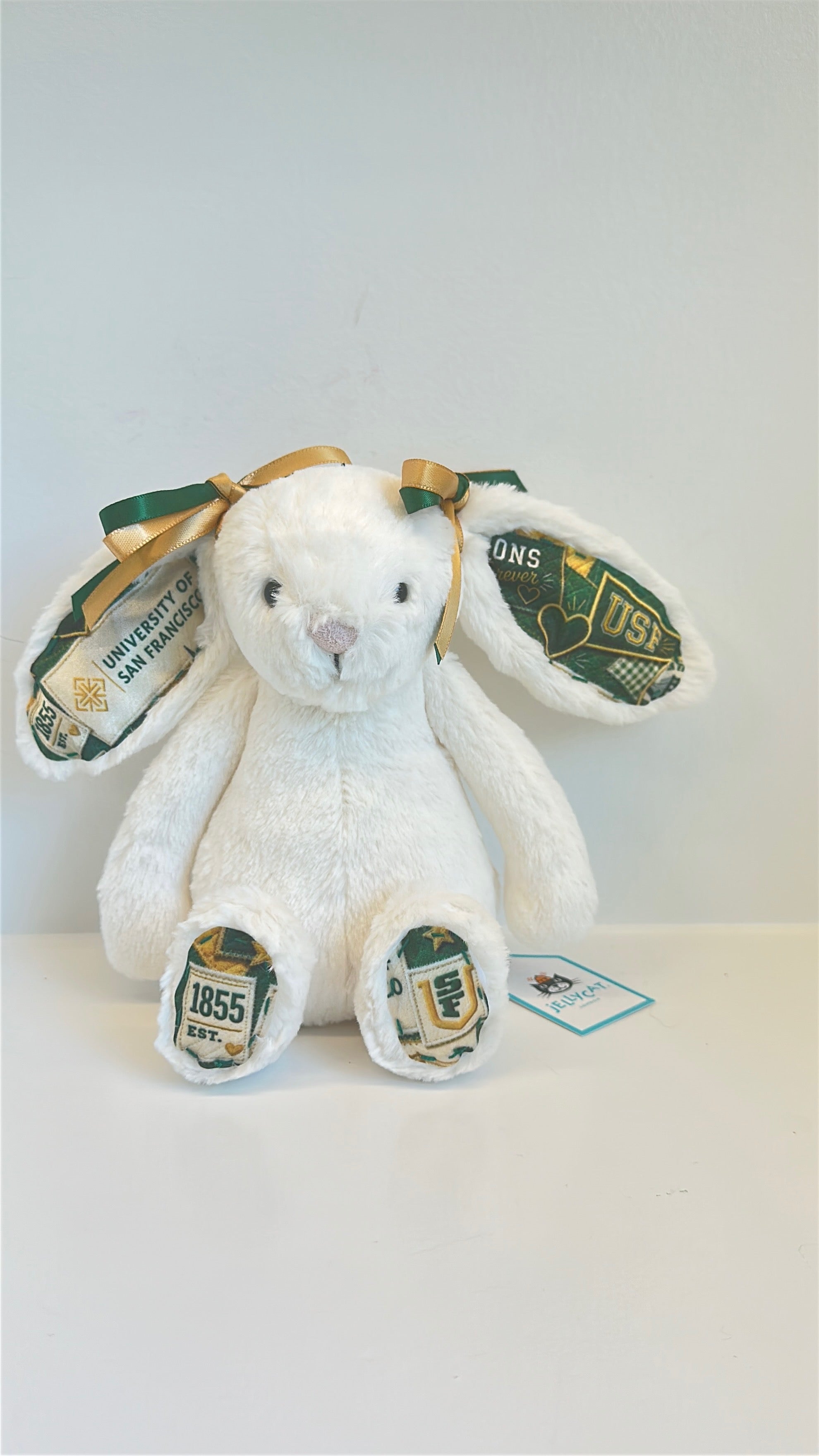 University of San Francisco Custom College Jellycat Bunny