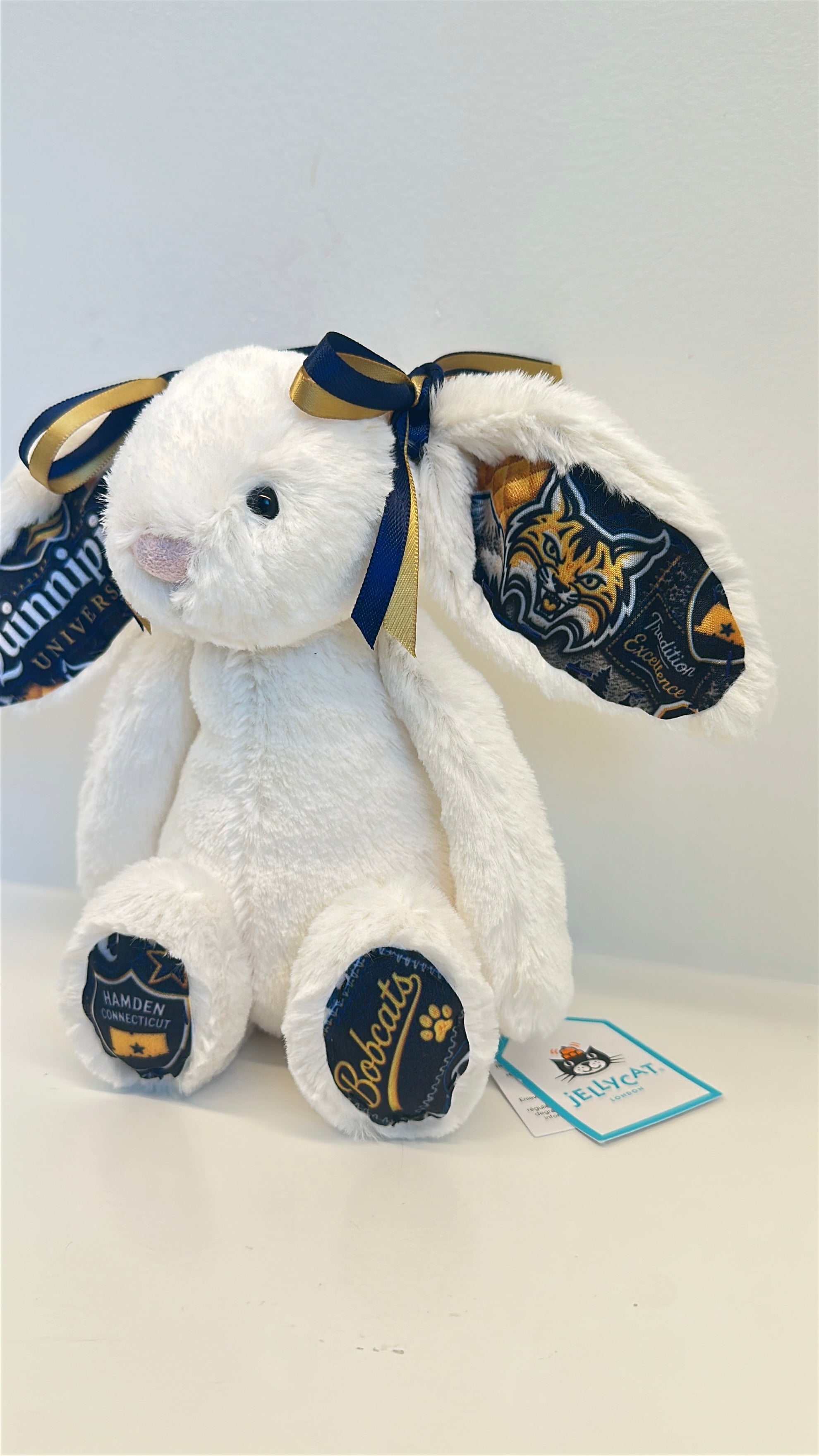 Quinnipiac Fully Custom College Jellycat Bunny