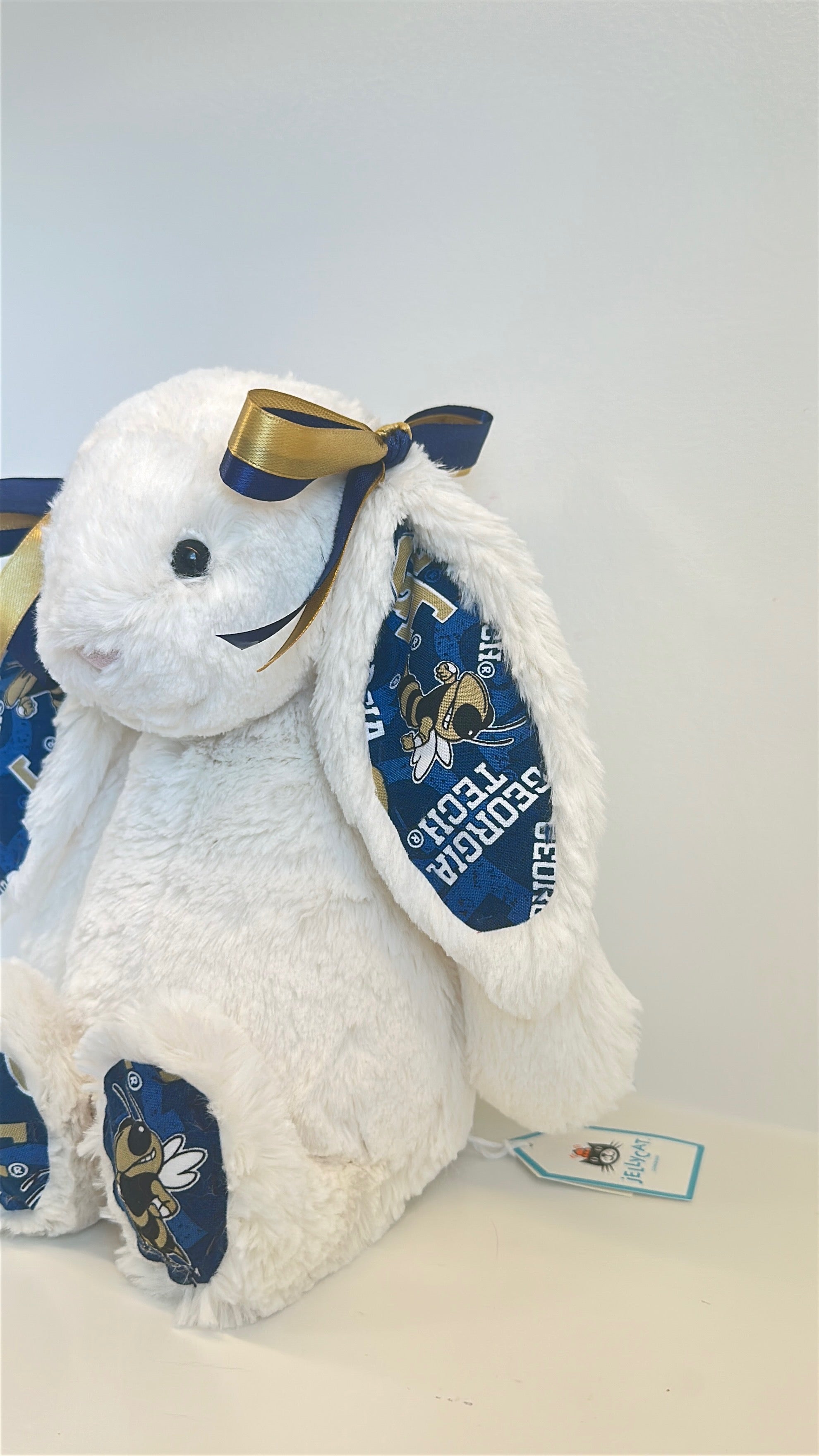 Georgia Institute of Technology (Georgia Tech) College Jellycat Bunny