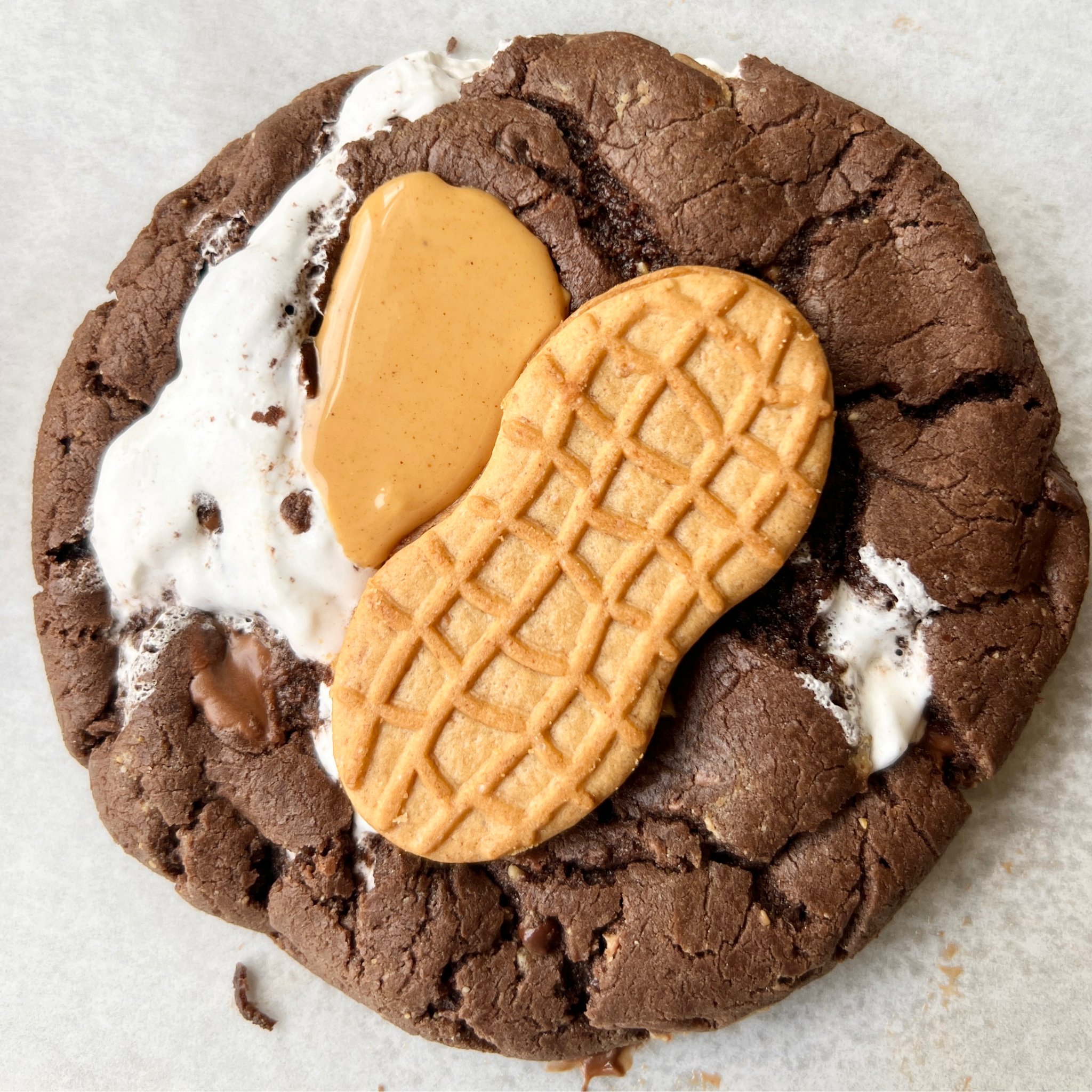 FlufferNutter Brownie Cookie