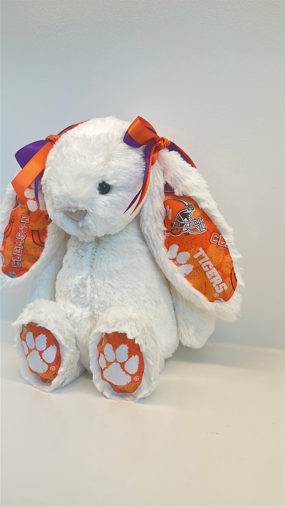 Clemson University Custom College Jellycat Bashful Bunny