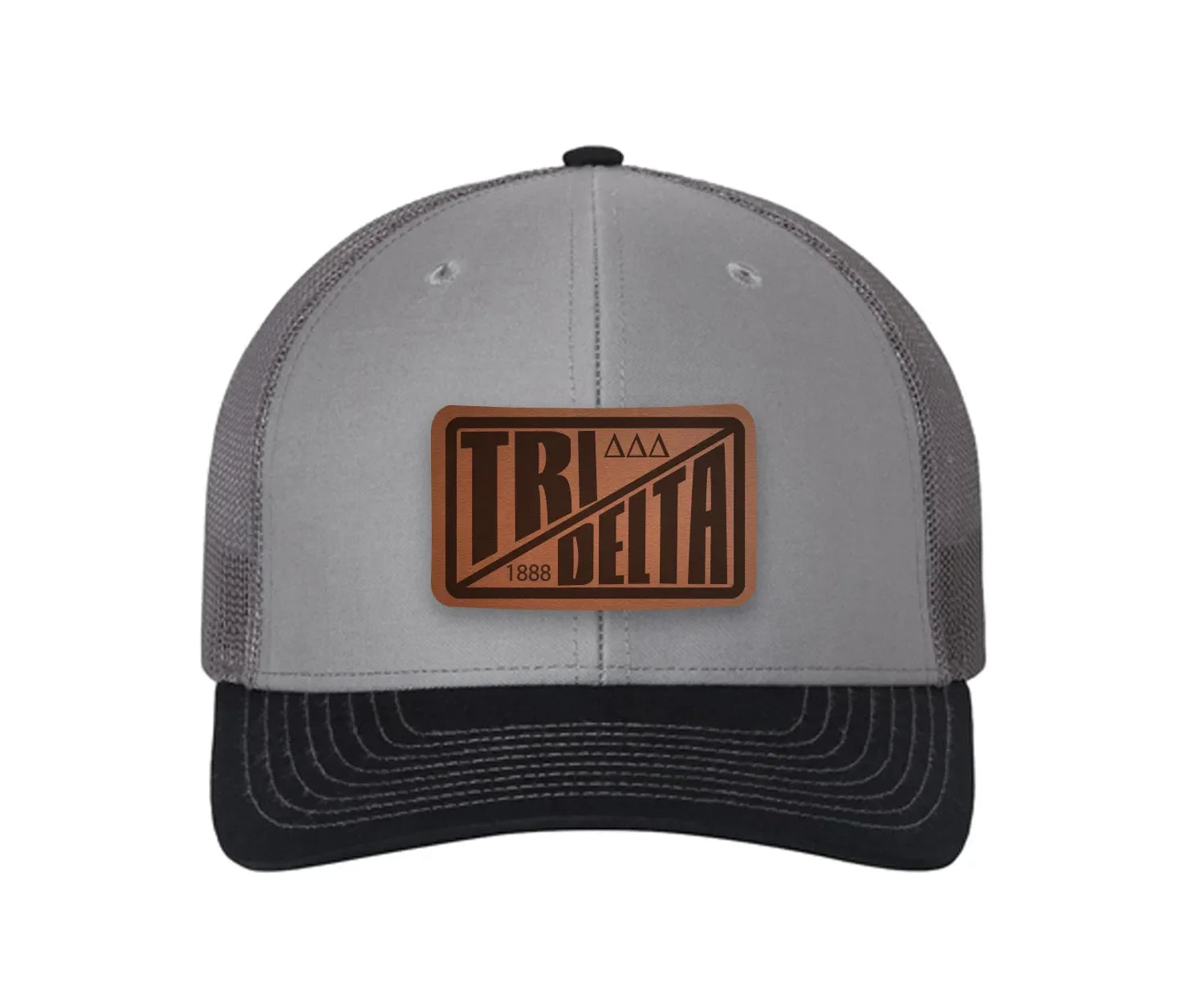 Tri Delta Richardson 112 Leatherette Patch Trucker Hat - Divide