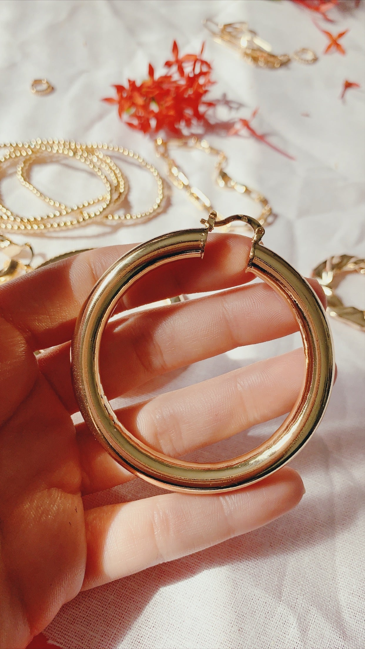 Views & Co. Large All Day Hoop Earrings