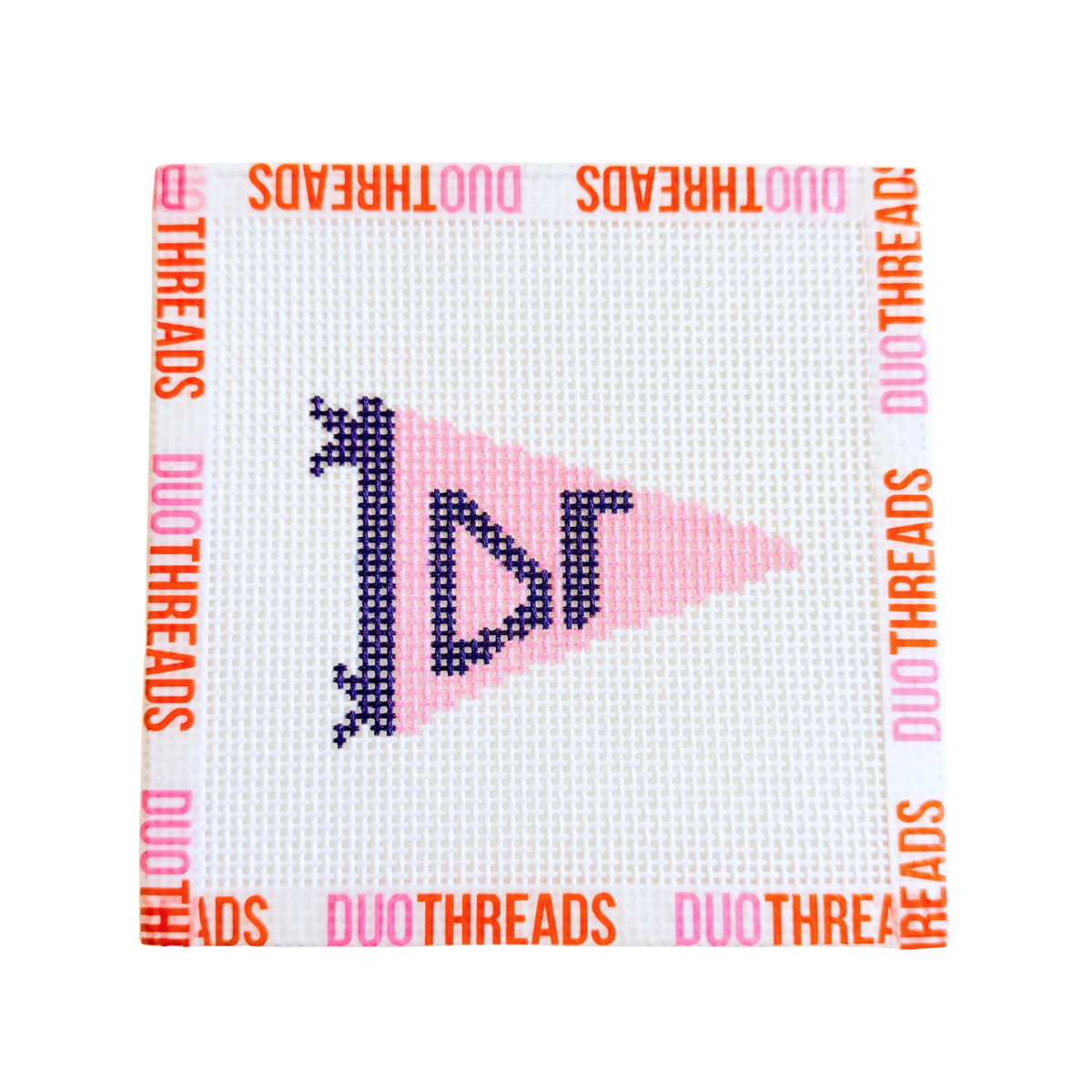 Delta Gamma Sorority Pennant Needlepoint Canvas