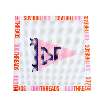 Delta Gamma Sorority Pennant Needlepoint Canvas
