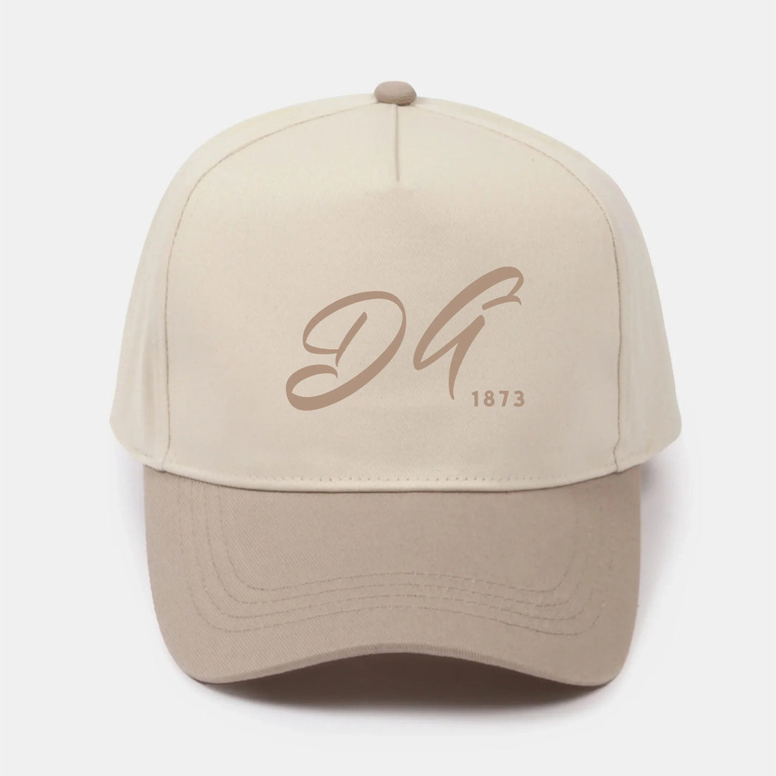 DG Embroidered Two-Tone Baseball Cap | Hat - Script 1873
