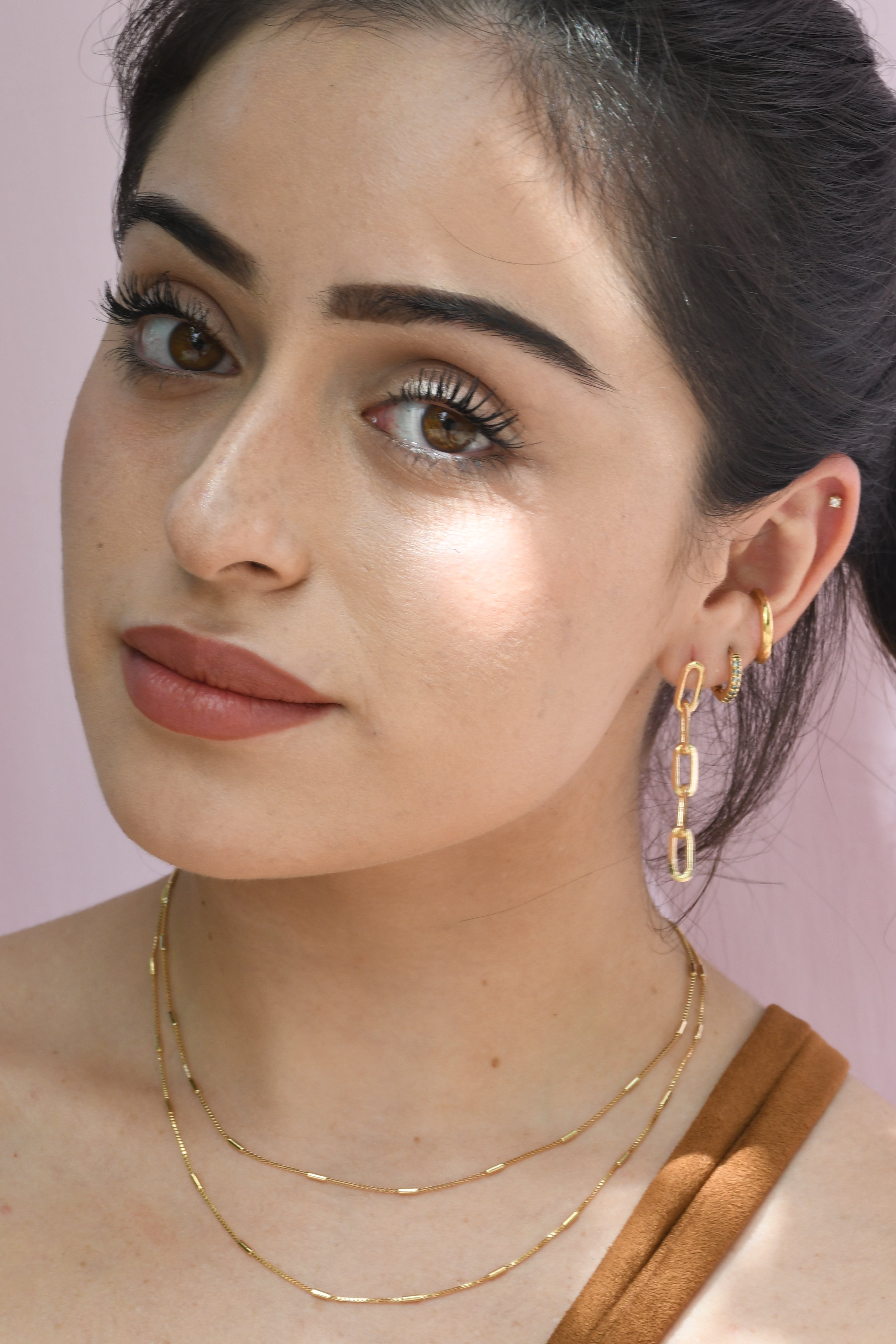 Views & Co. PaperClip Link Earrings
