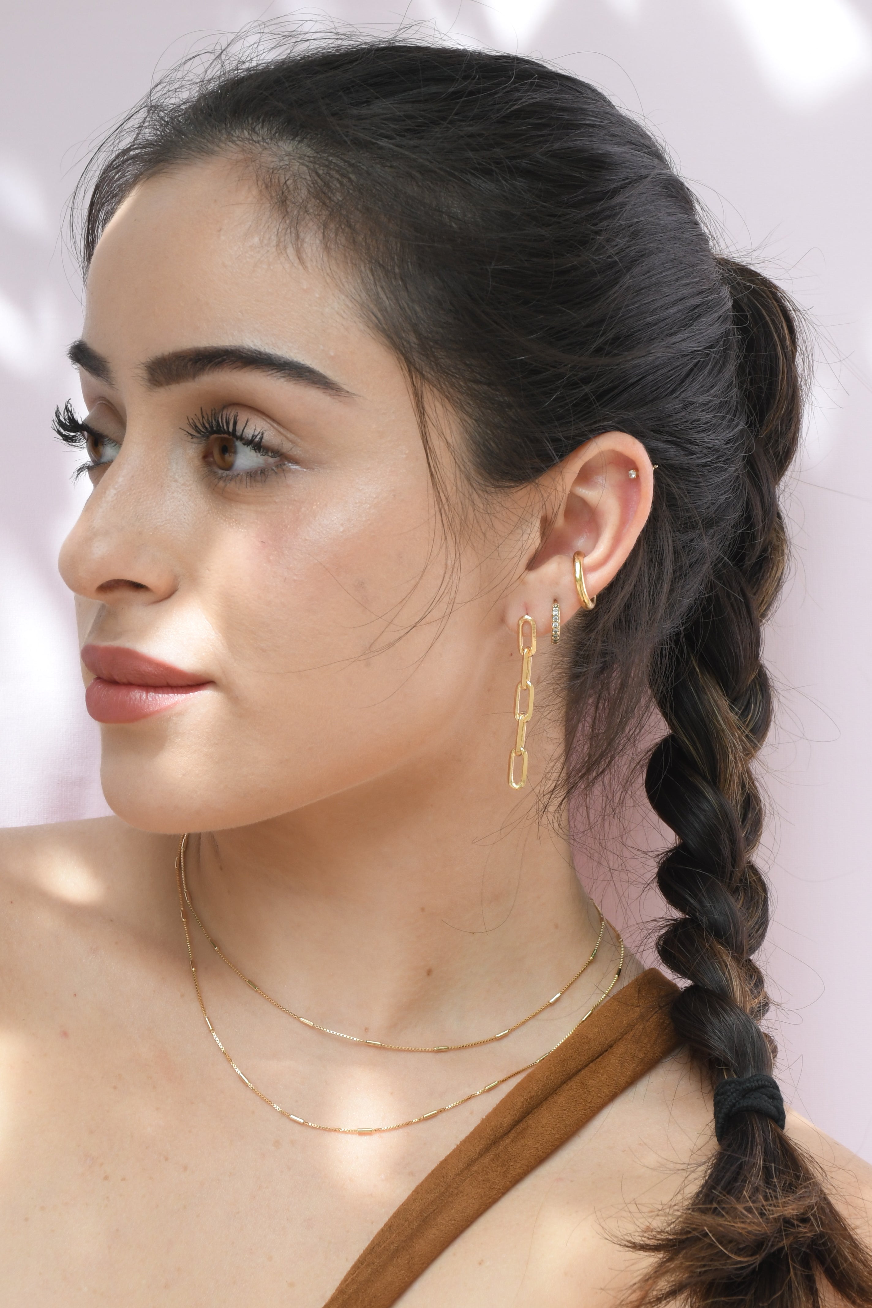 Views & Co. PaperClip Link Earrings