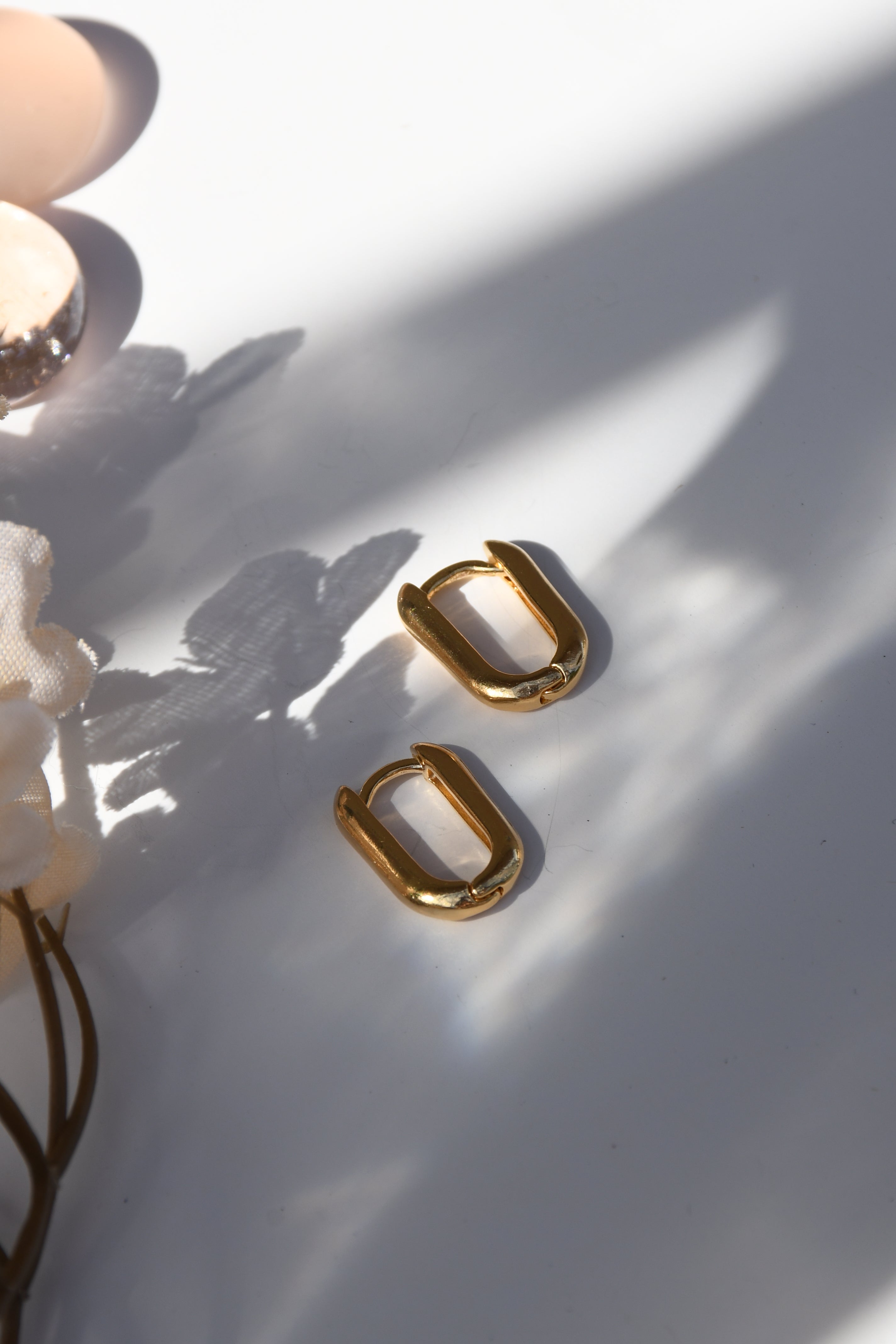 Views & Co. Oval Hoop Earrings Set