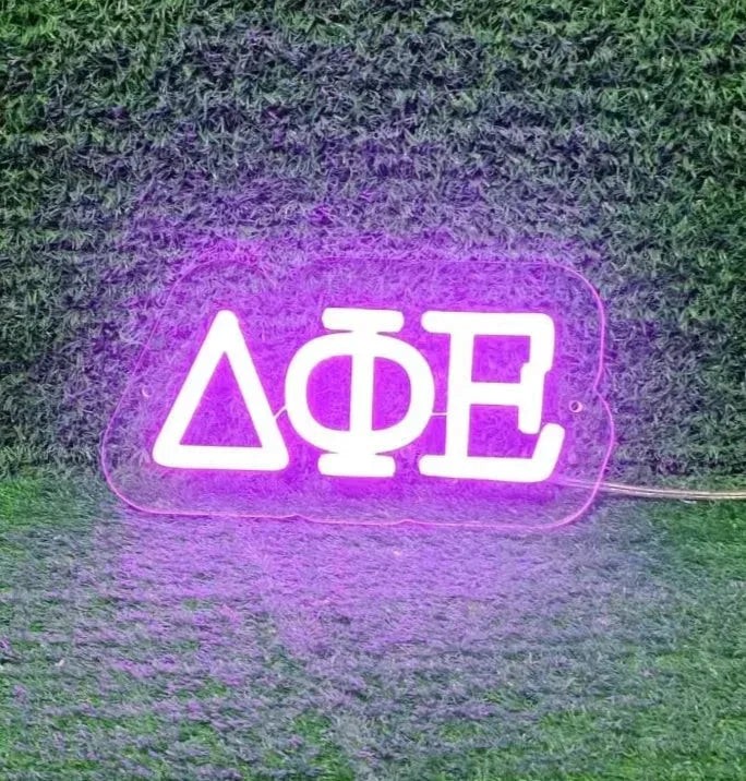 DPHIE Greek Letters LED Neon Sign w/ Dimmer - Greek Letters