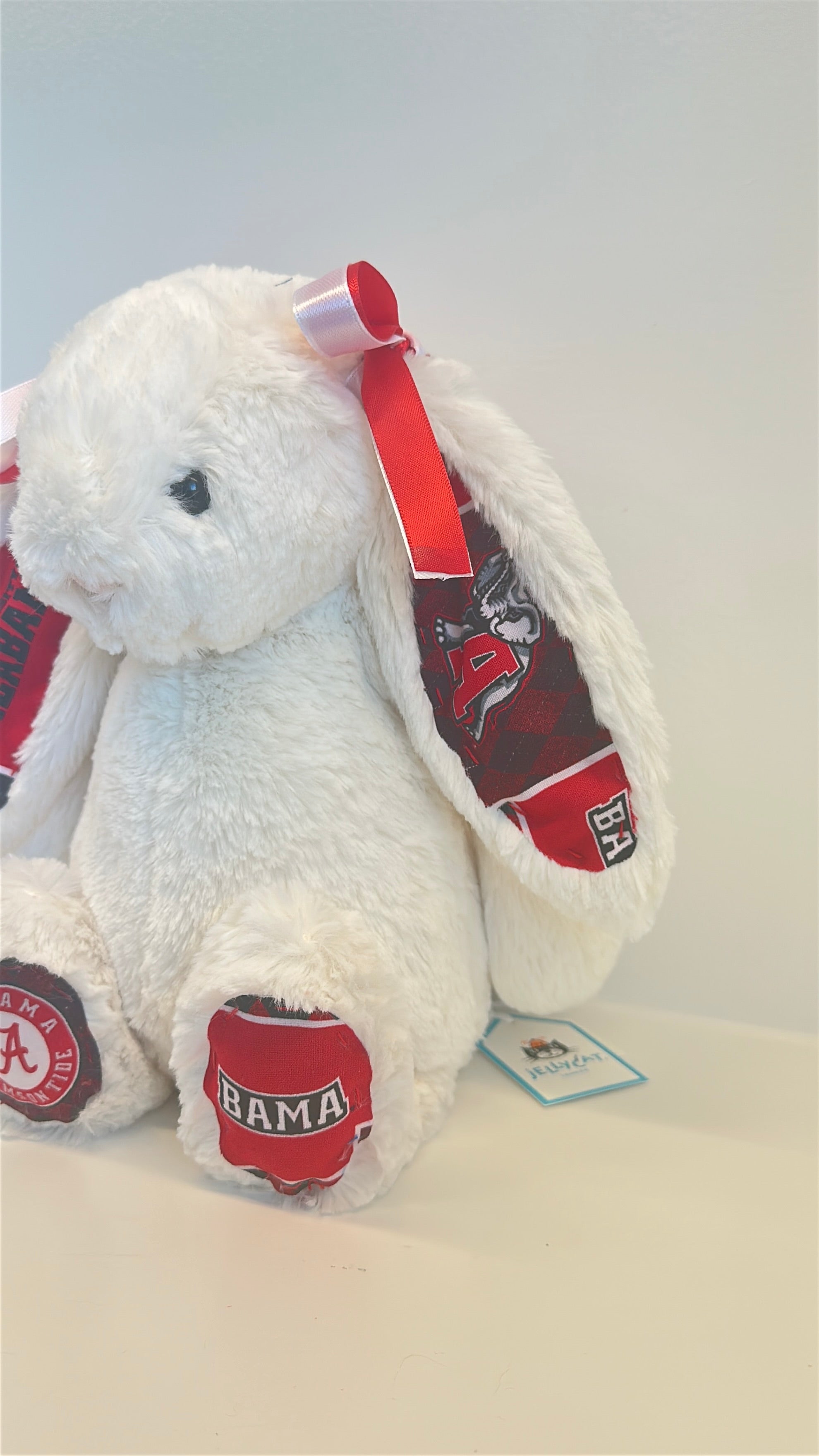 University of Alabama Custom College Jellycat Bashful Bunny