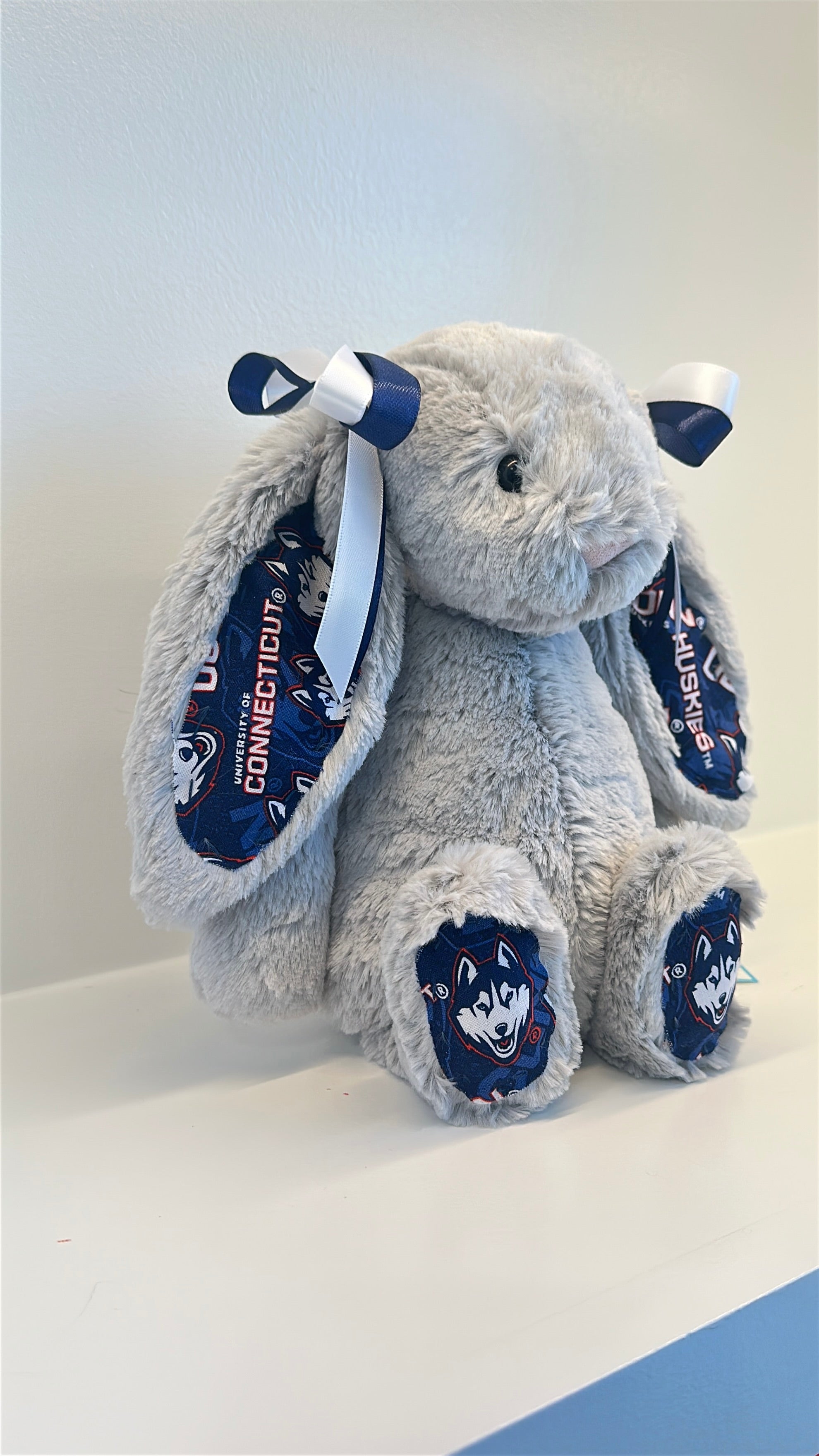 University of Connecticut Custom College Jellycat Bashful Bunny