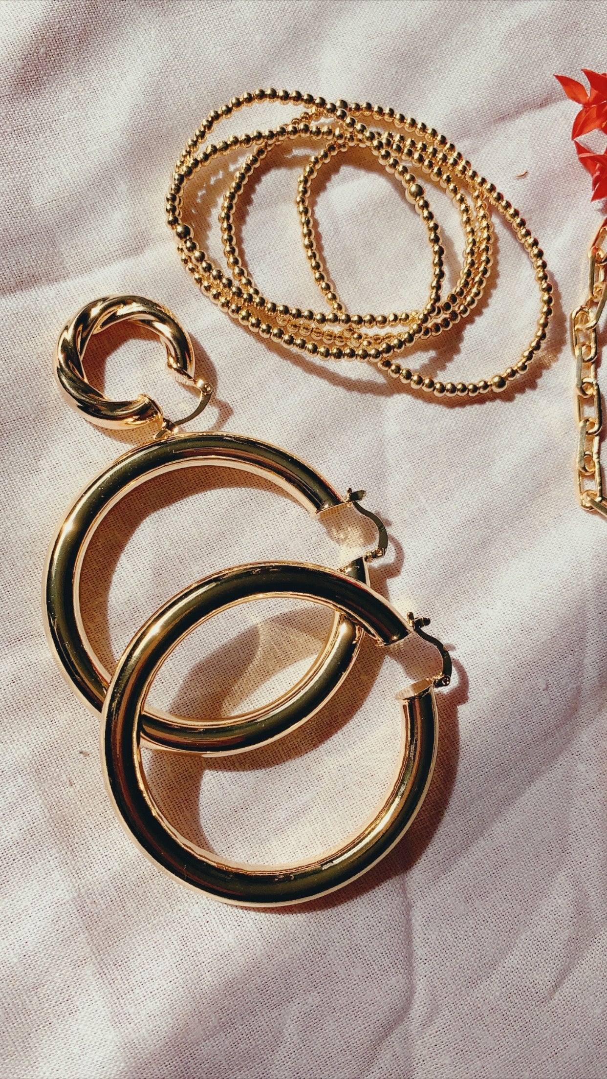 Views & Co. Large All Day Hoop Earrings
