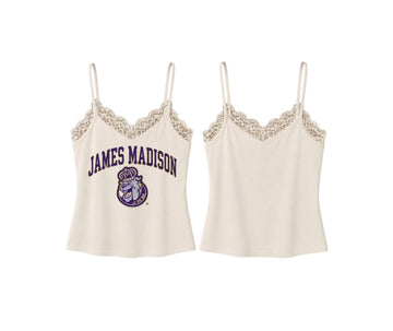 JMU  White Lace Cami