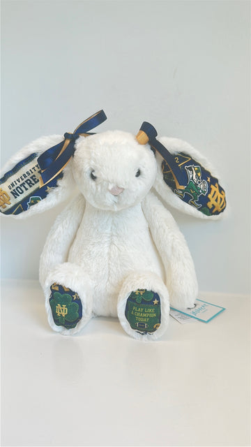 University of Notre Dame Custom College Jellycat Bashful Bunny