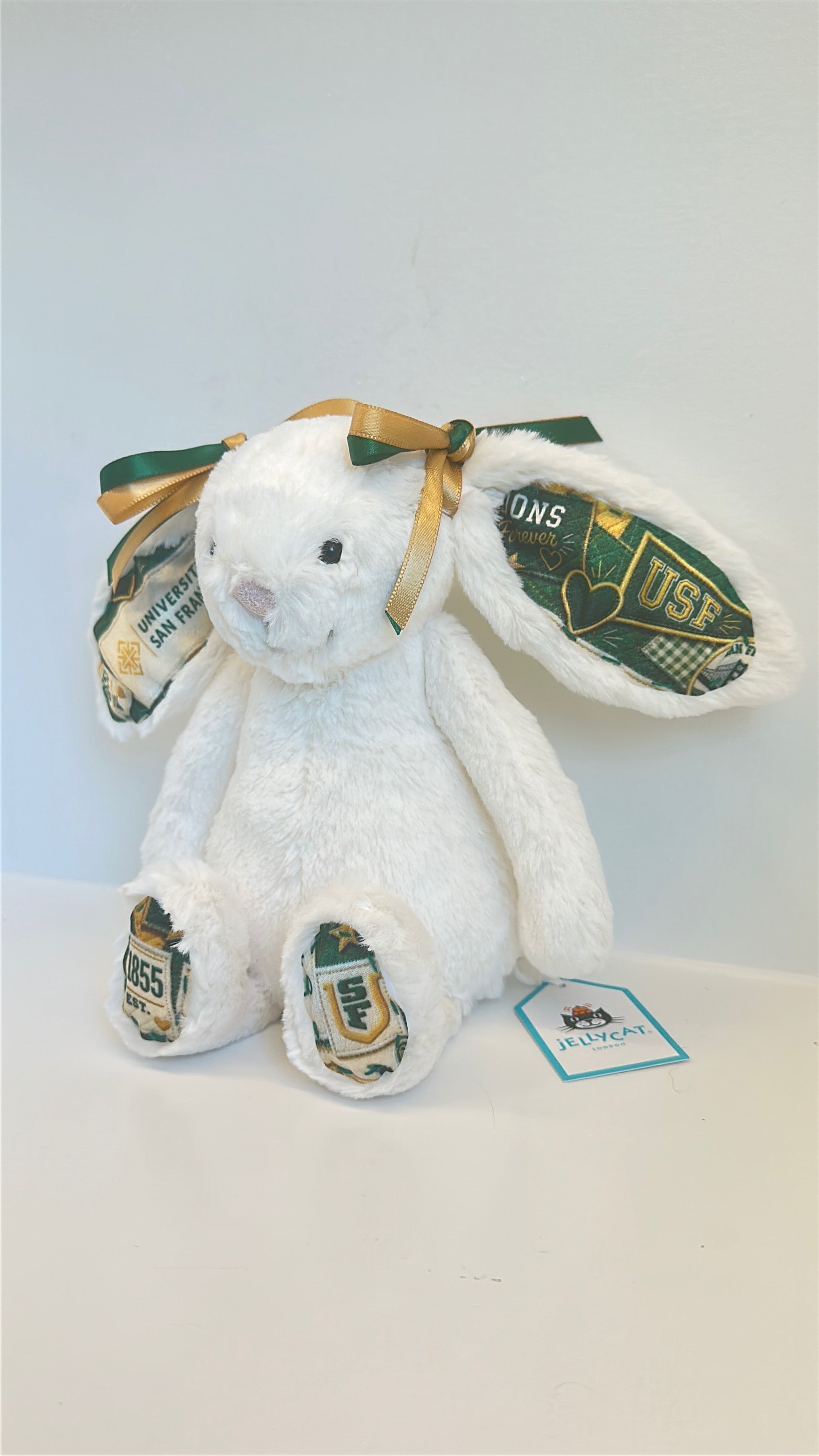 University of San Francisco Custom College Jellycat Bunny