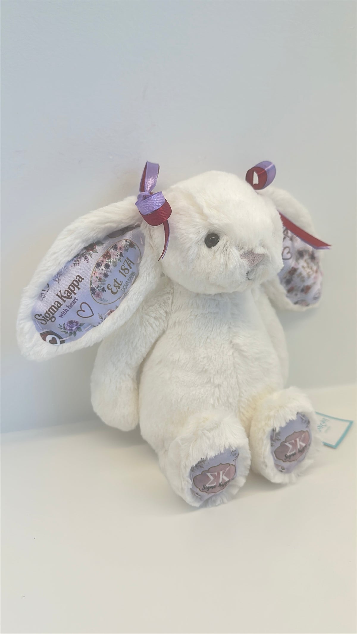 Sigma Kappa Fully Custom Jellycat Bunny