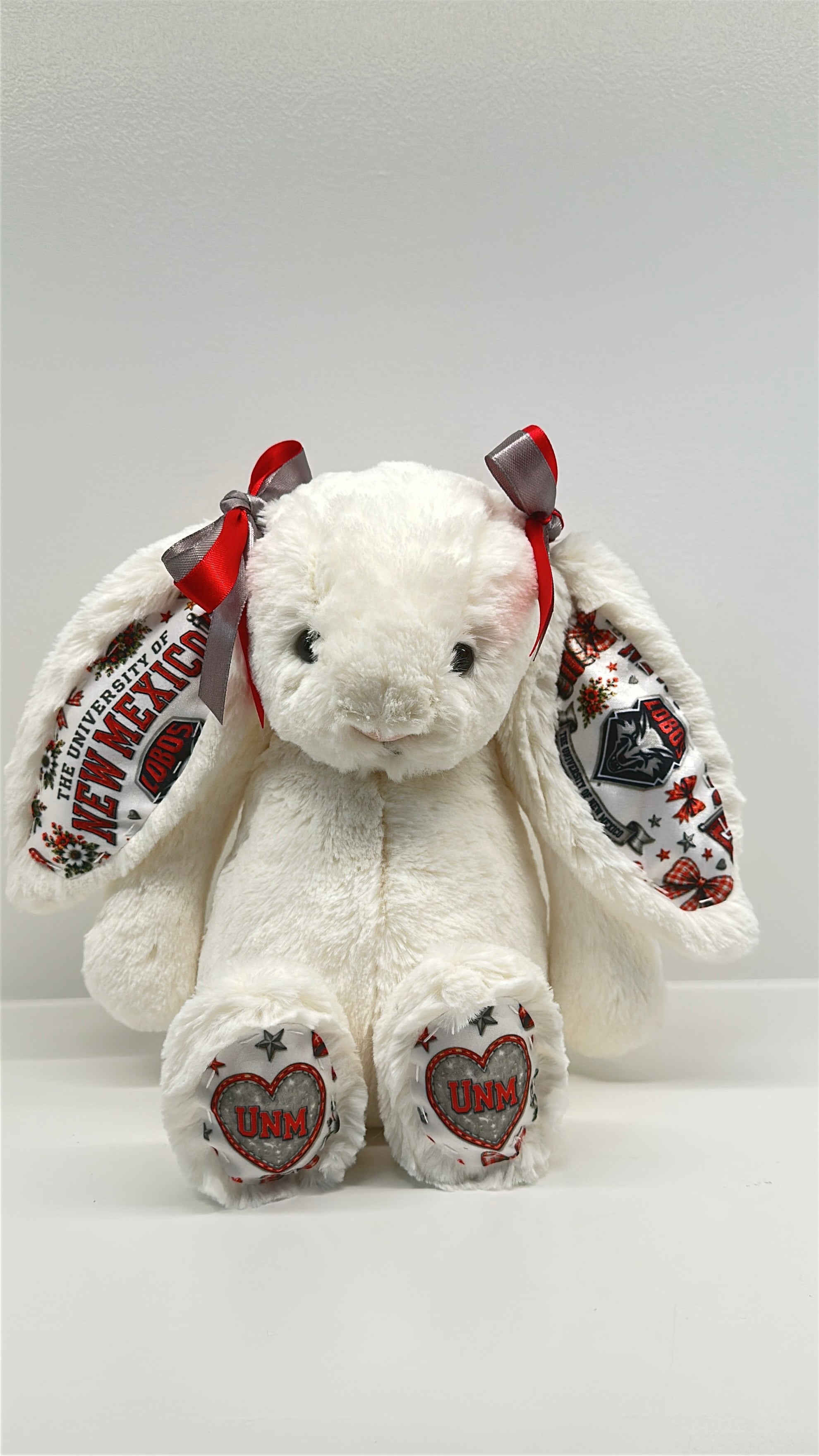 University of New Mexico  Lobos Fully Custom College Jellycat Bunny