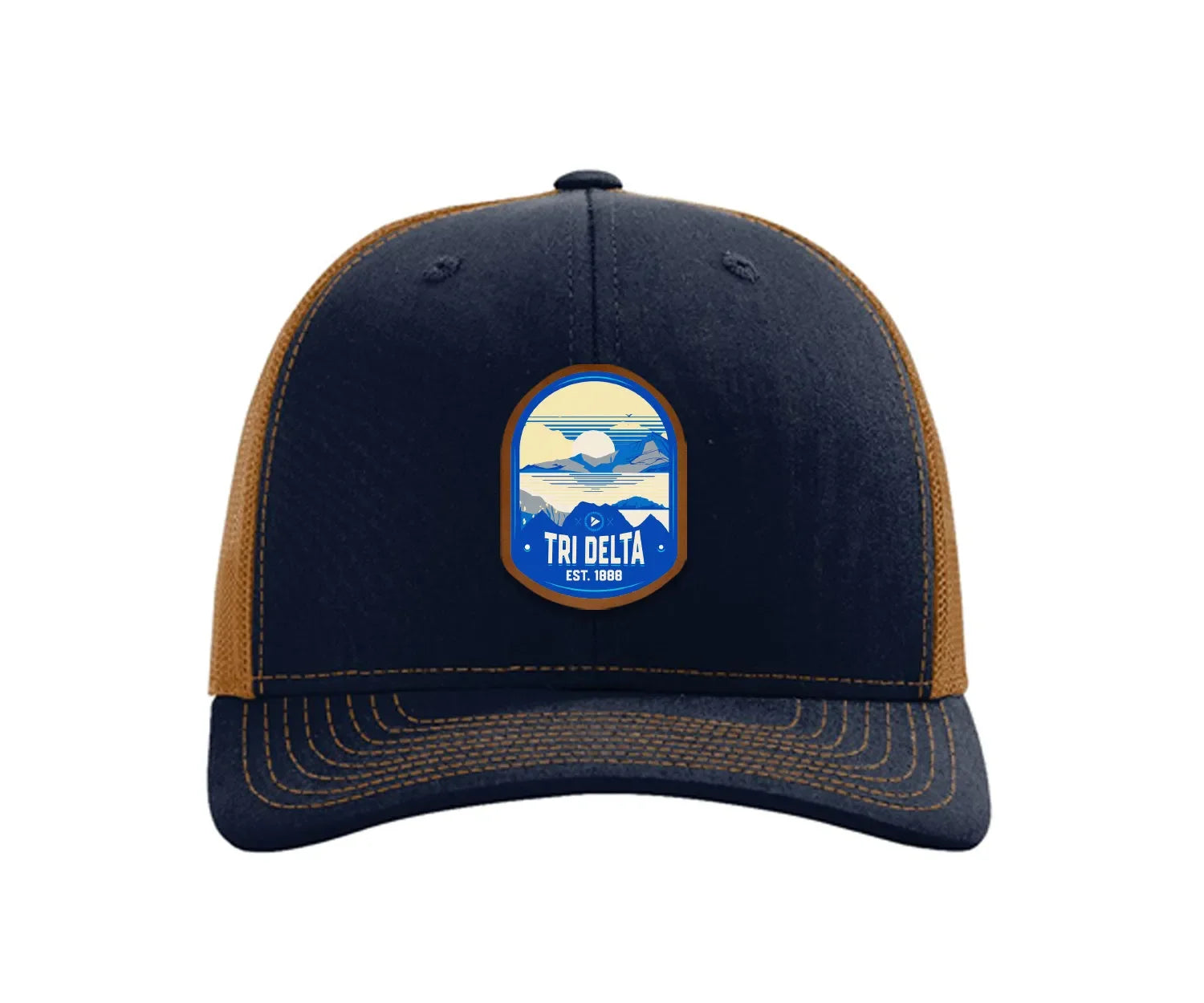 Tri Delta Richardson 112 UV Print Leatherette Patch Trucker Hat - Ventura