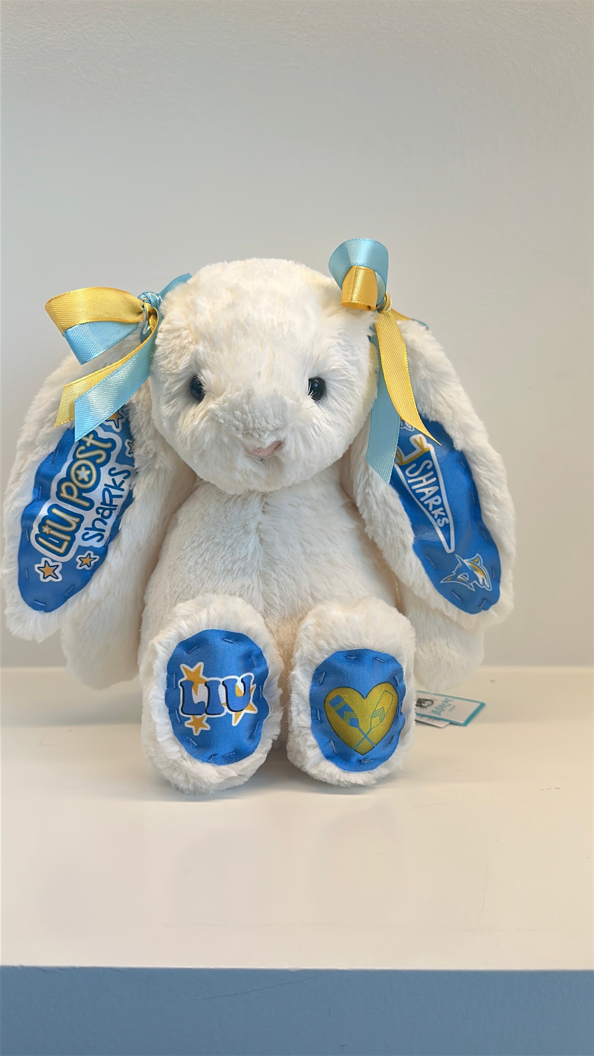Long Island University (LIU-CW Post) Custom College Jellycat Bashful Bunny