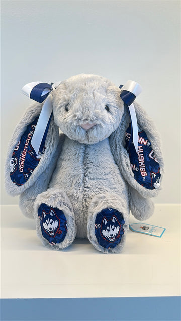 University of Connecticut (UConn) Custom College Jellycat Bashful Bunny