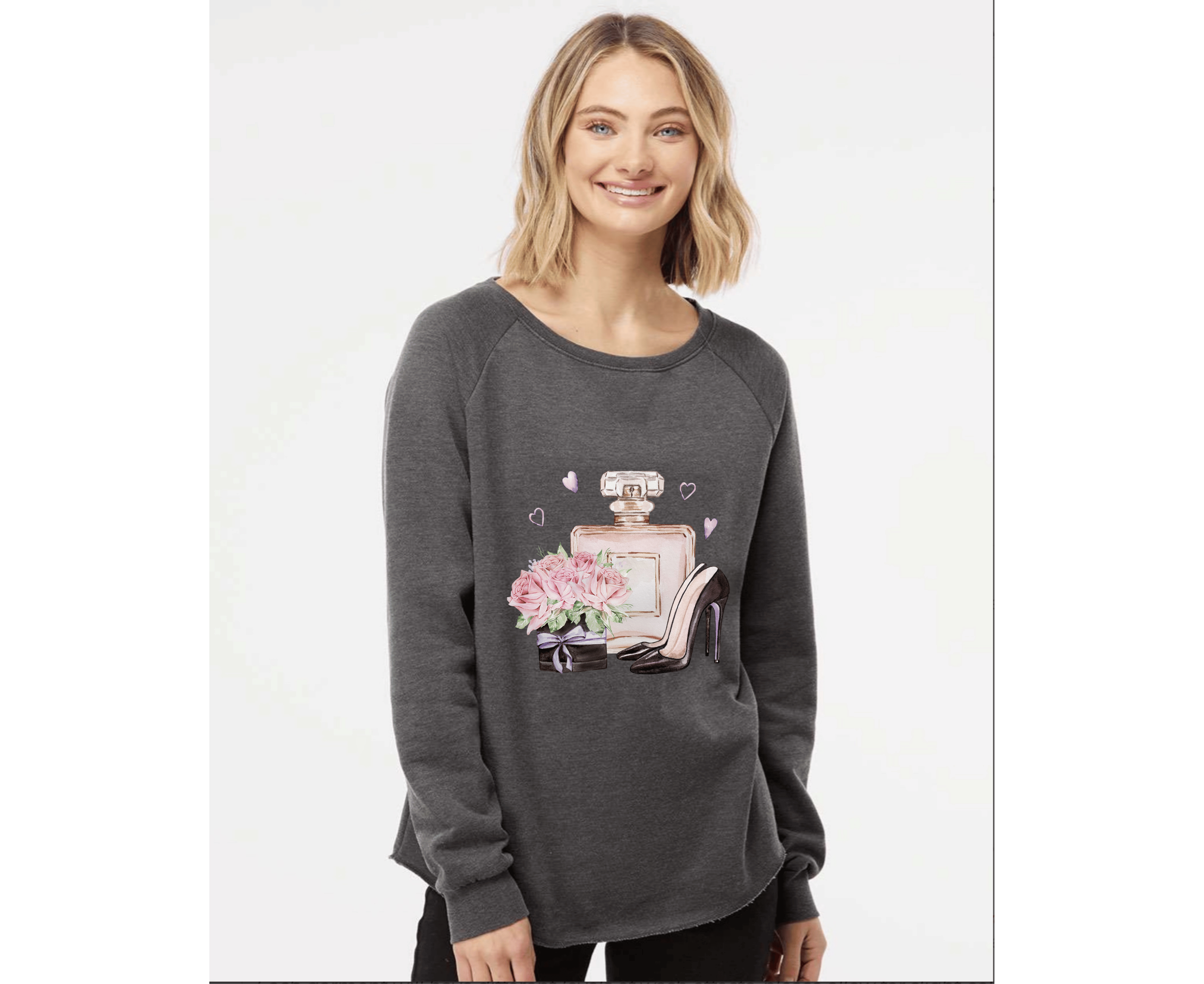 Customizable: Floral Vibes Rich Girl Sweatshirt