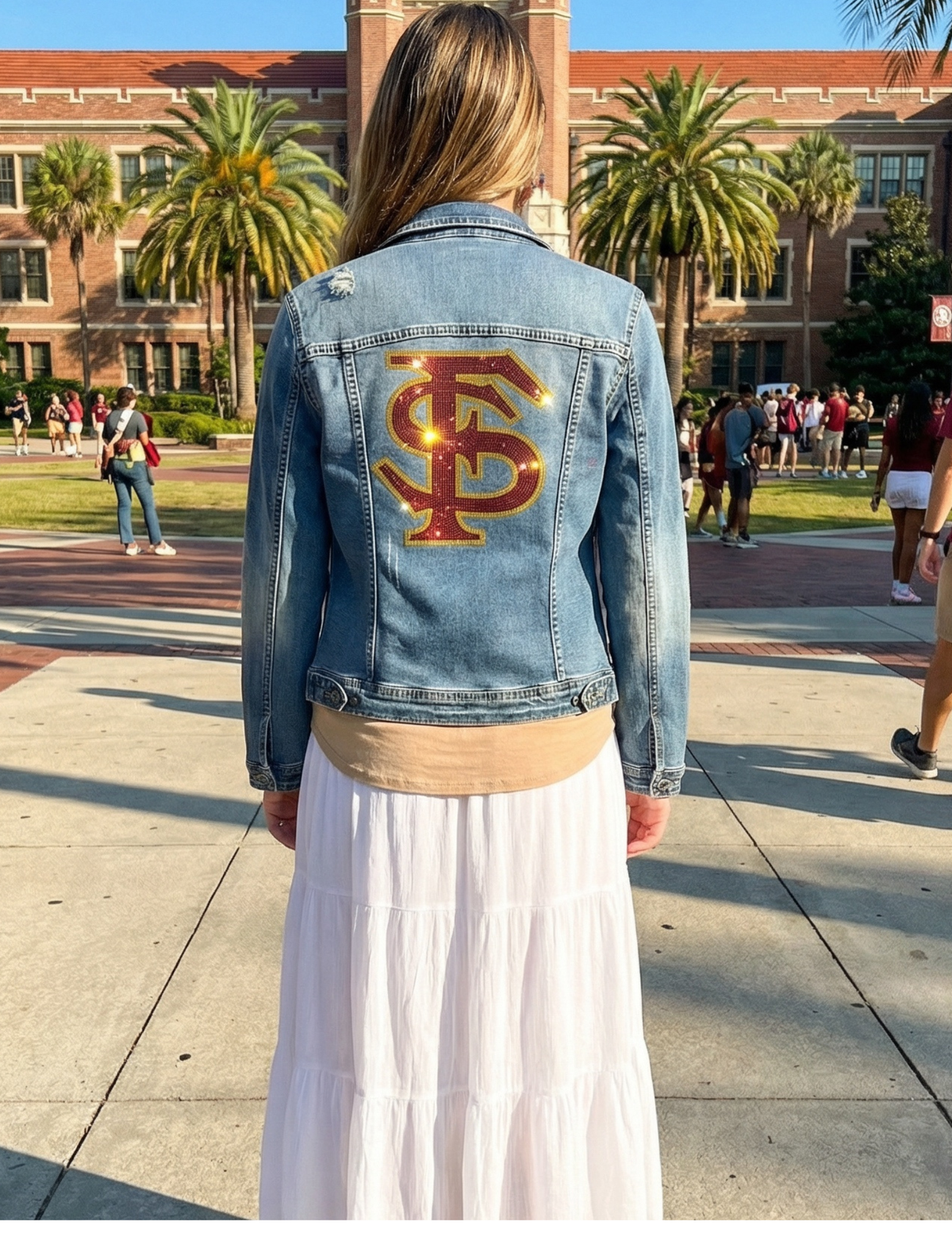 Florida State FS Blue Denim Jacket