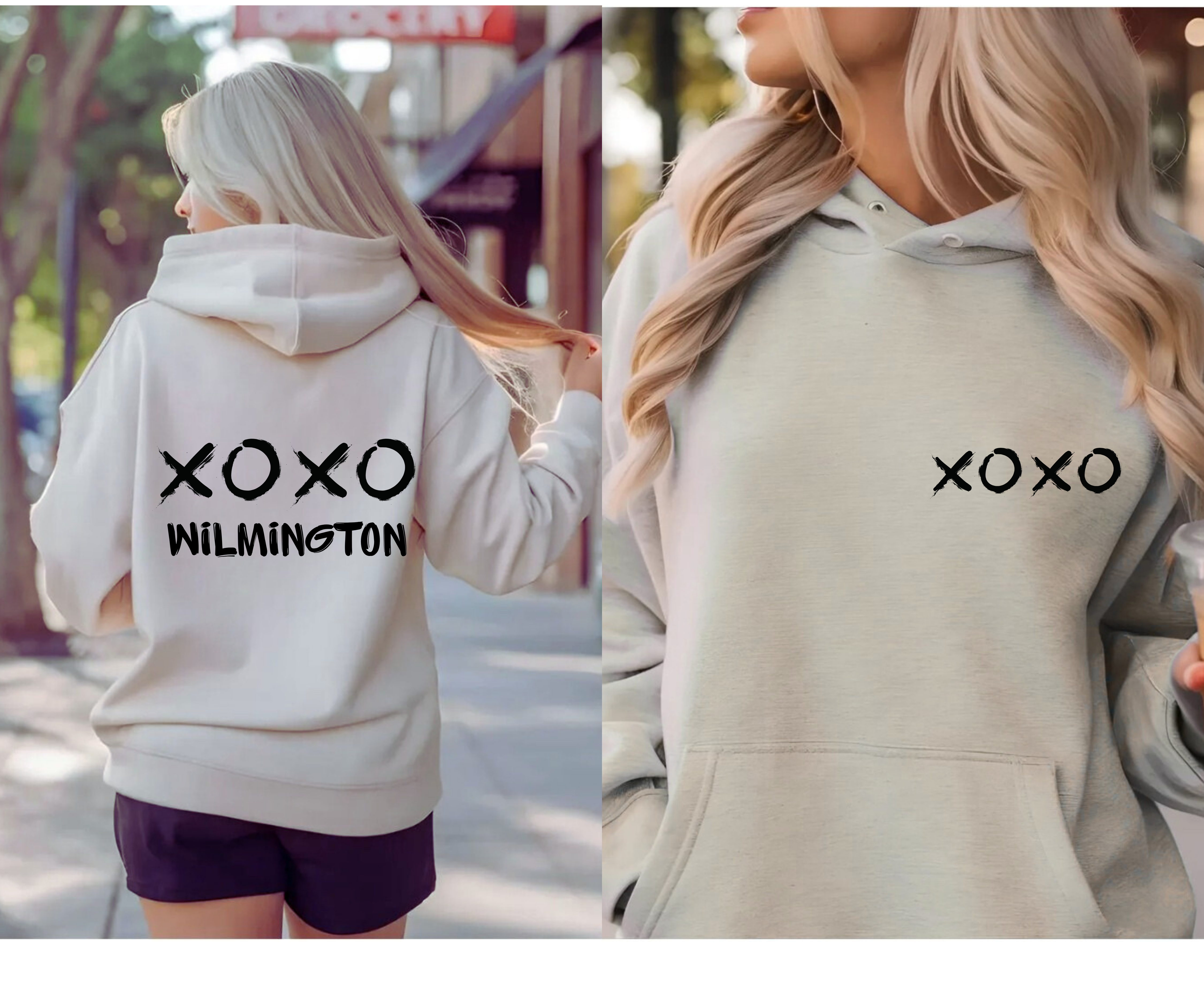 Customizable: XOXO Graffiti Heavy Blend Hoodie