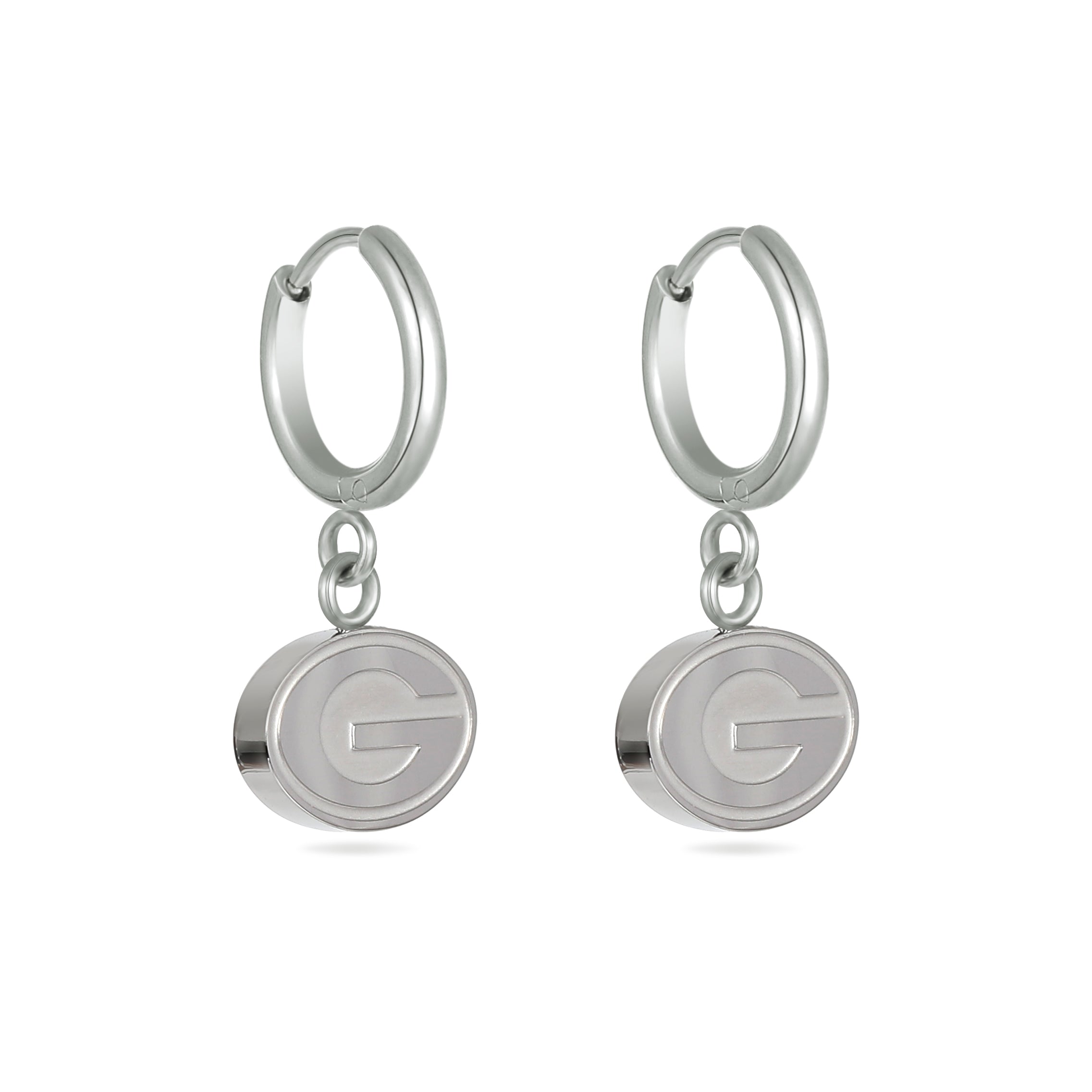 Georgia Huggie Hoops Stainless Steel