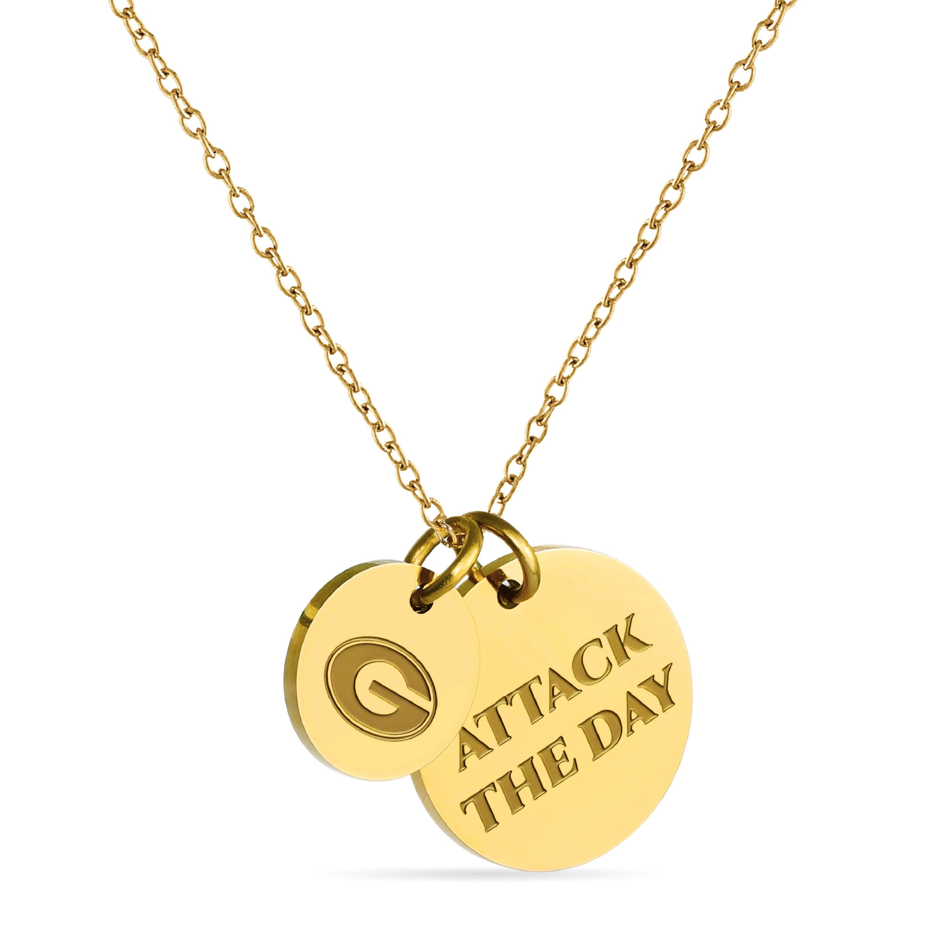 University of Georgia 18K Gold Coated Charm Necklace