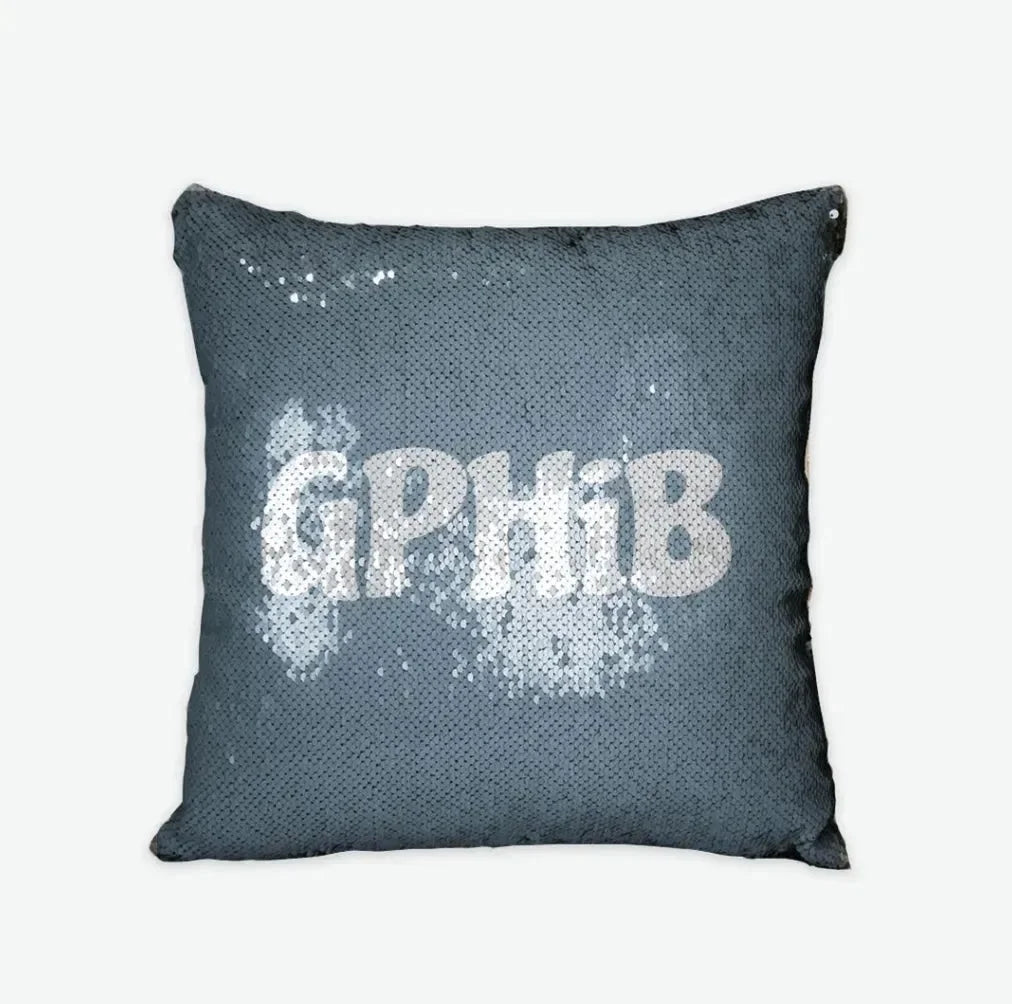 GPhiB Sequin Pillow Cover