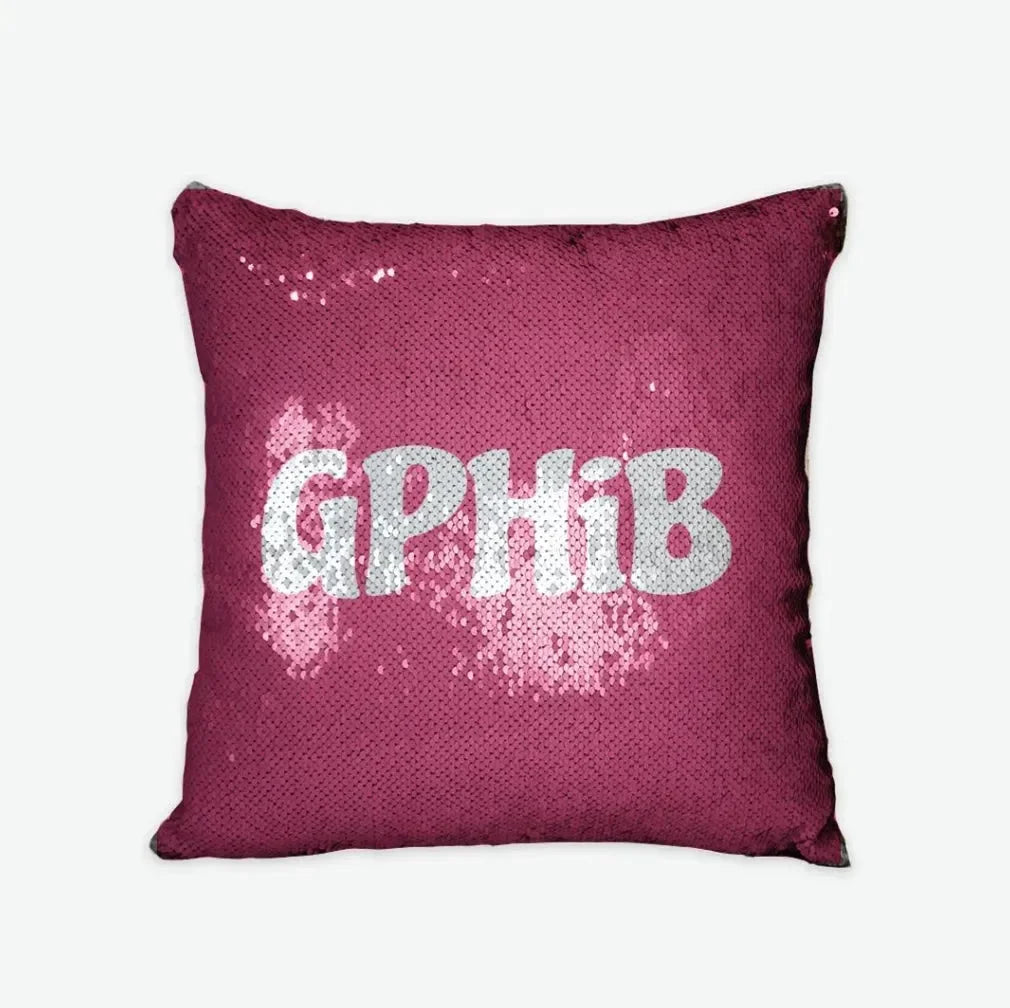 GPhiB Sequin Pillow Cover